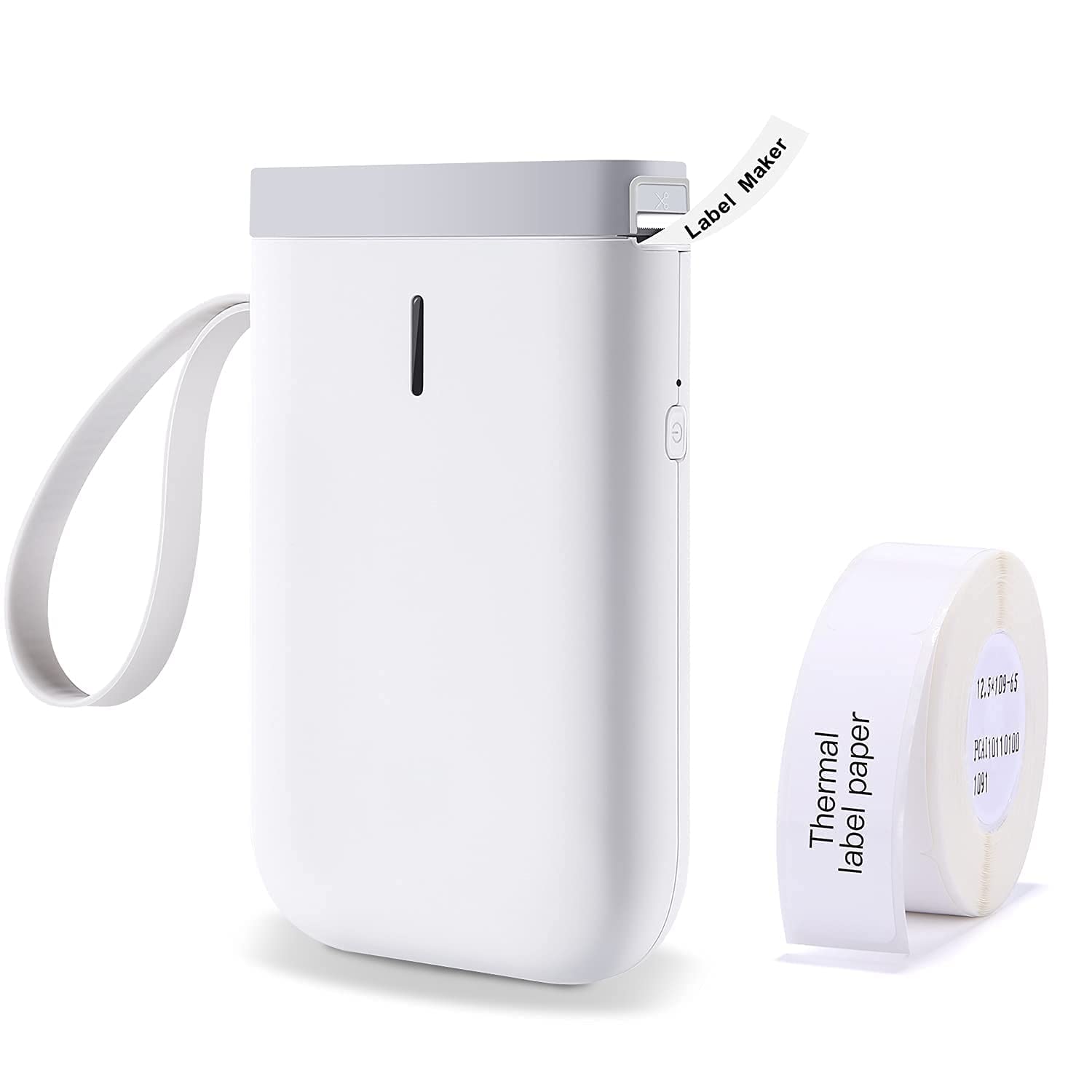 Smart Label Maker D11 - Portable Mini Wireless Bluetooth Label Printer with 2 White Tapes | Home Office Organization & Shipping Labels for Amazon FBA, USPS, UPS Packages