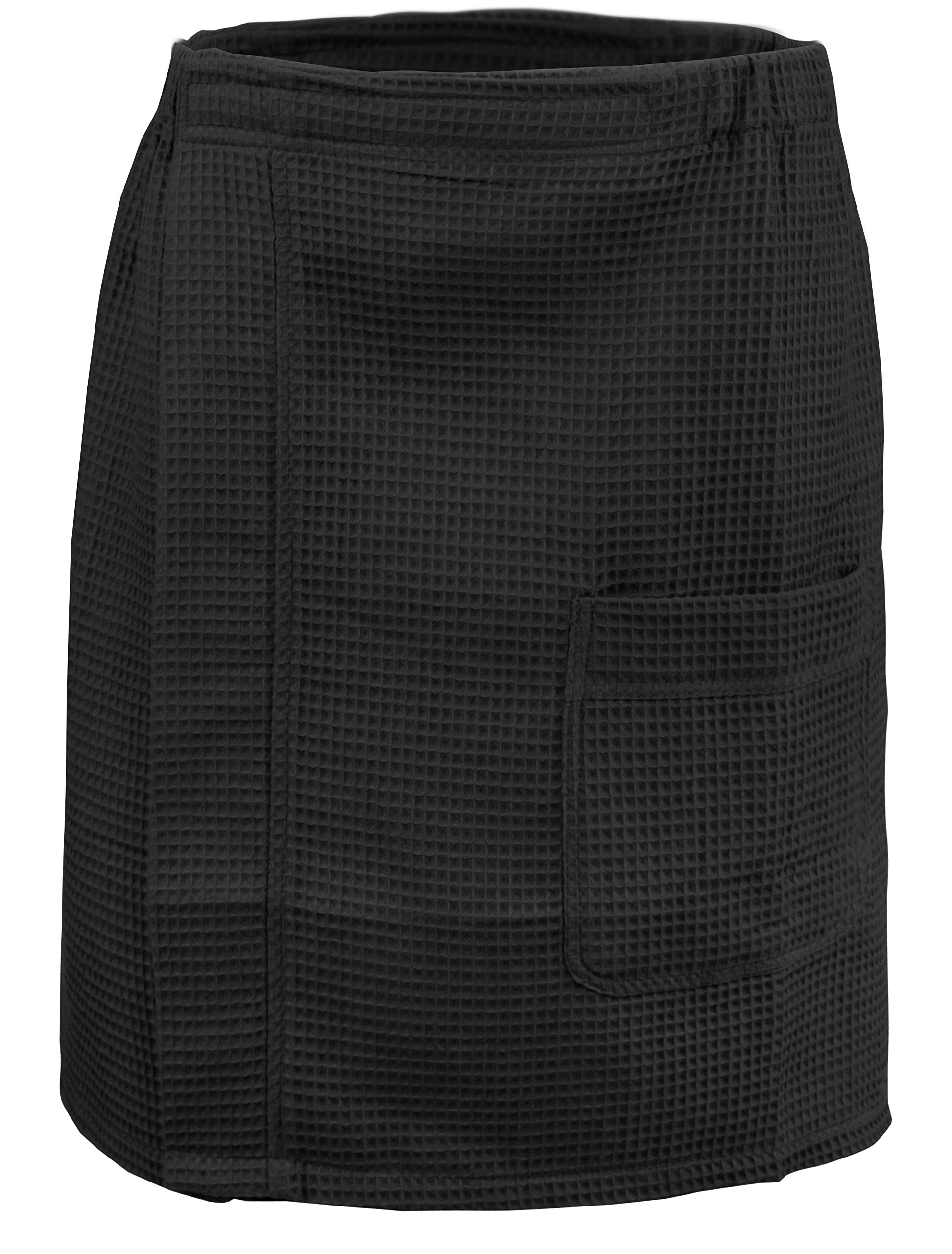 Men's Sauna Waffle Wrap - Ultra Absorbent Gym, Spa, Bath & Shower Towel Wrap - Perfect for Post-Workout, Relaxation & Self-Care