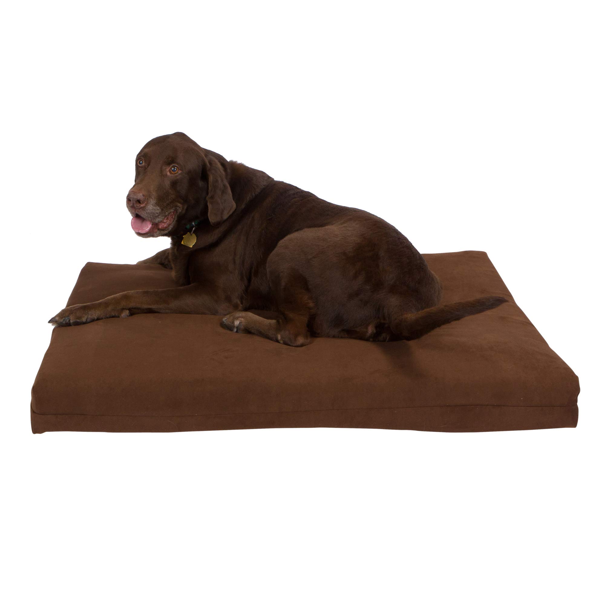 Orthopedic Memory Foam Dog Bed for Large Dogs - Washable Gel-Infused 4 lb Support, 40