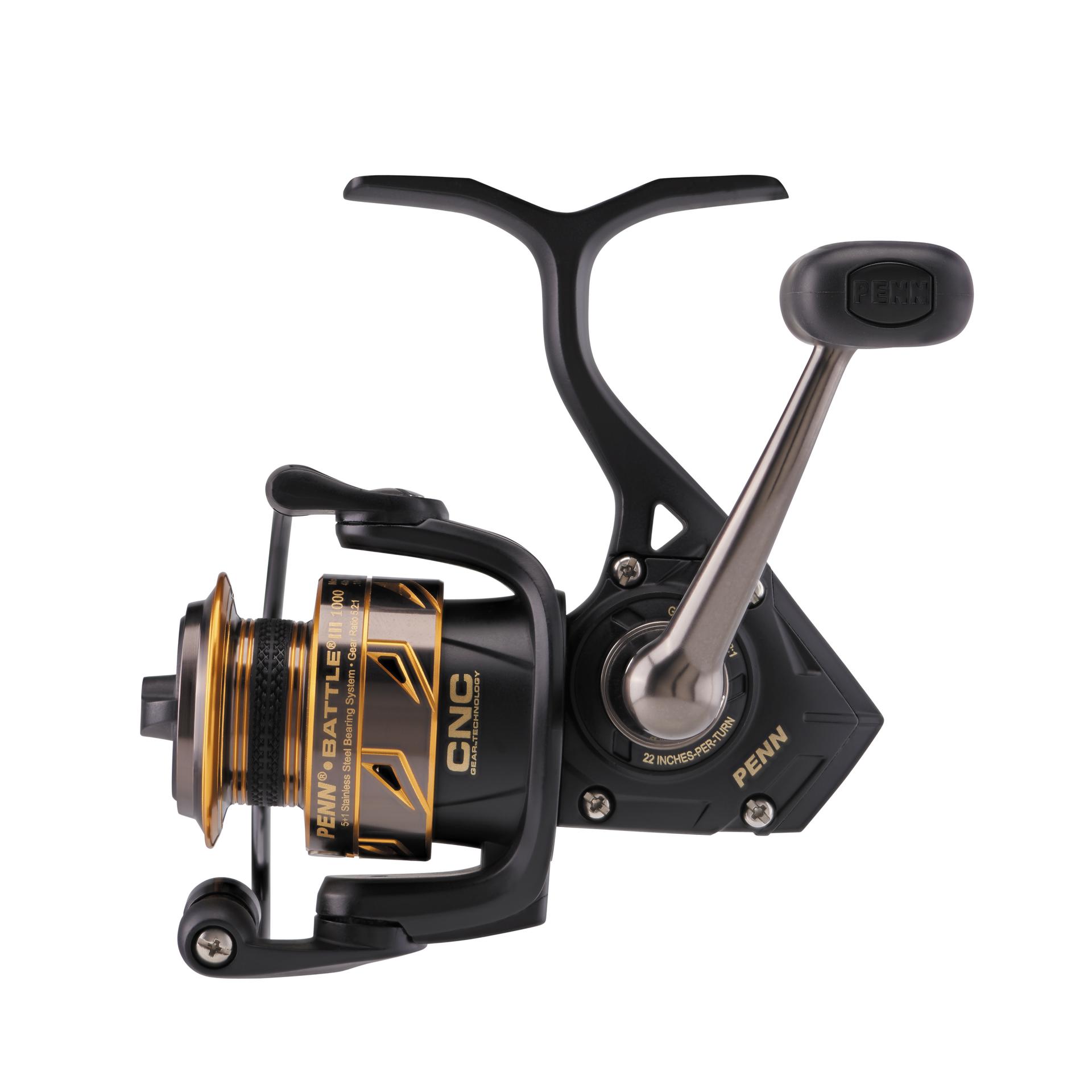 Battle® III Spinning Reel - High Performance Saltwater Fishing Reel with Smooth Drag System | Perfect for Offshore, Surf, and Pier Fishing Adventures