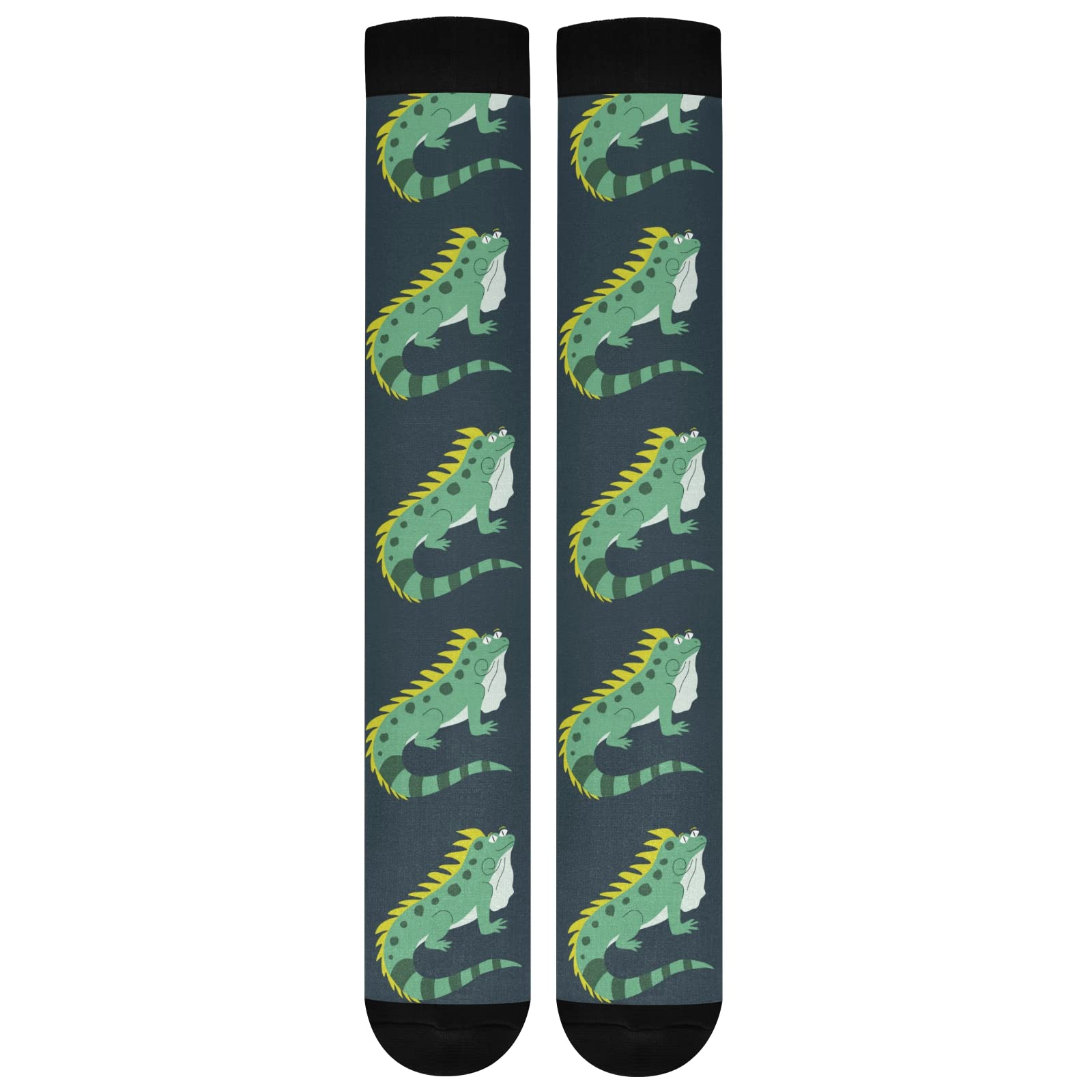 JUNZAN Compression Socks for Women & Men - Nautical Marine Design, Circulation Support Socks for Running, Cycling, Athletic, Nurse - Perfect for Sports, Travel & Long Work Shifts