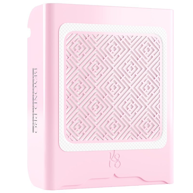 Beyond Pro Nail Dust Collector - Pink | Professional Nail Salon Dust Extractor for Acrylic, Gel & Dip Powder | Perfect for Home & Salon Use