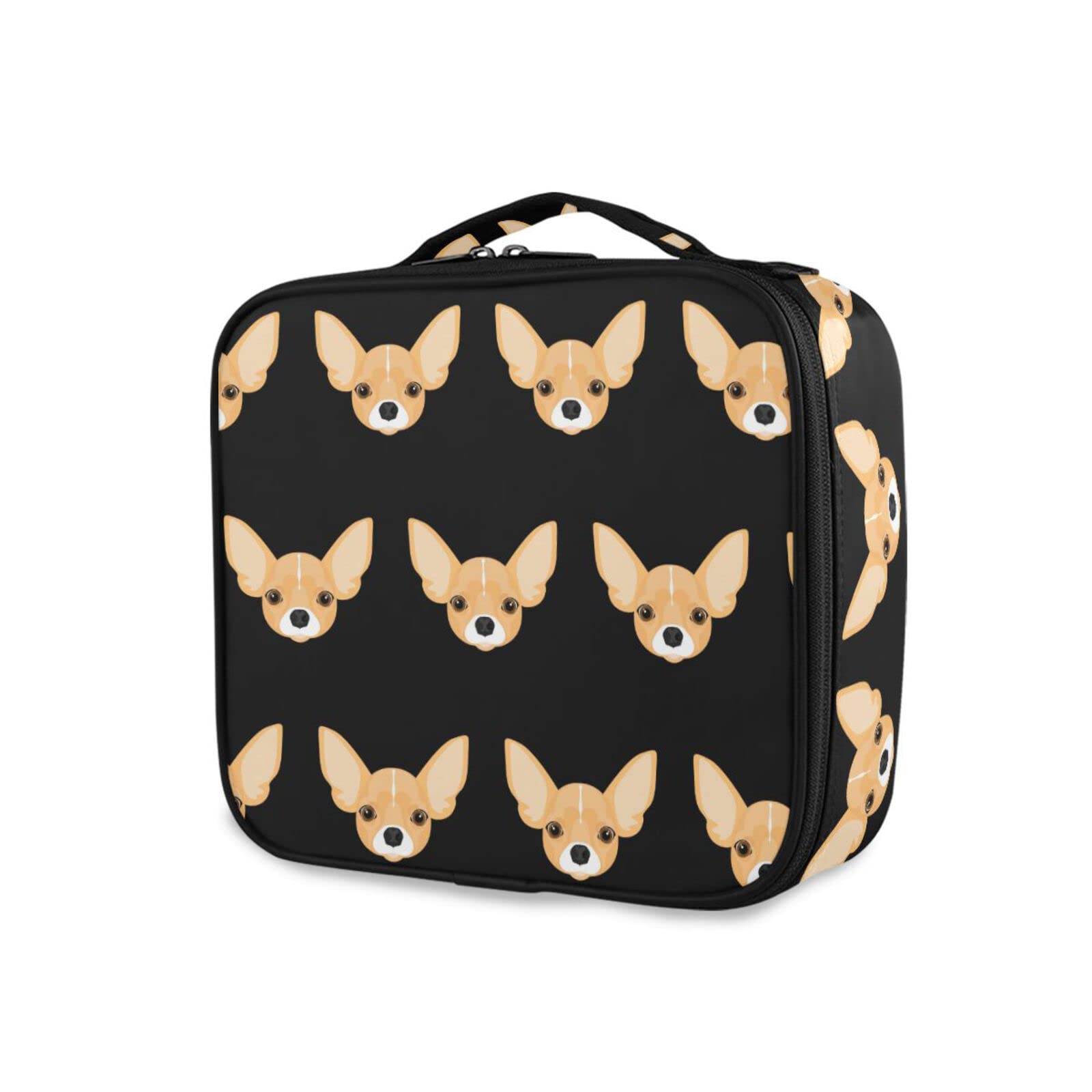 Portable Travel Makeup Bag with Dividers - Cosmetic Organizer for Toiletries & Travel Accessories