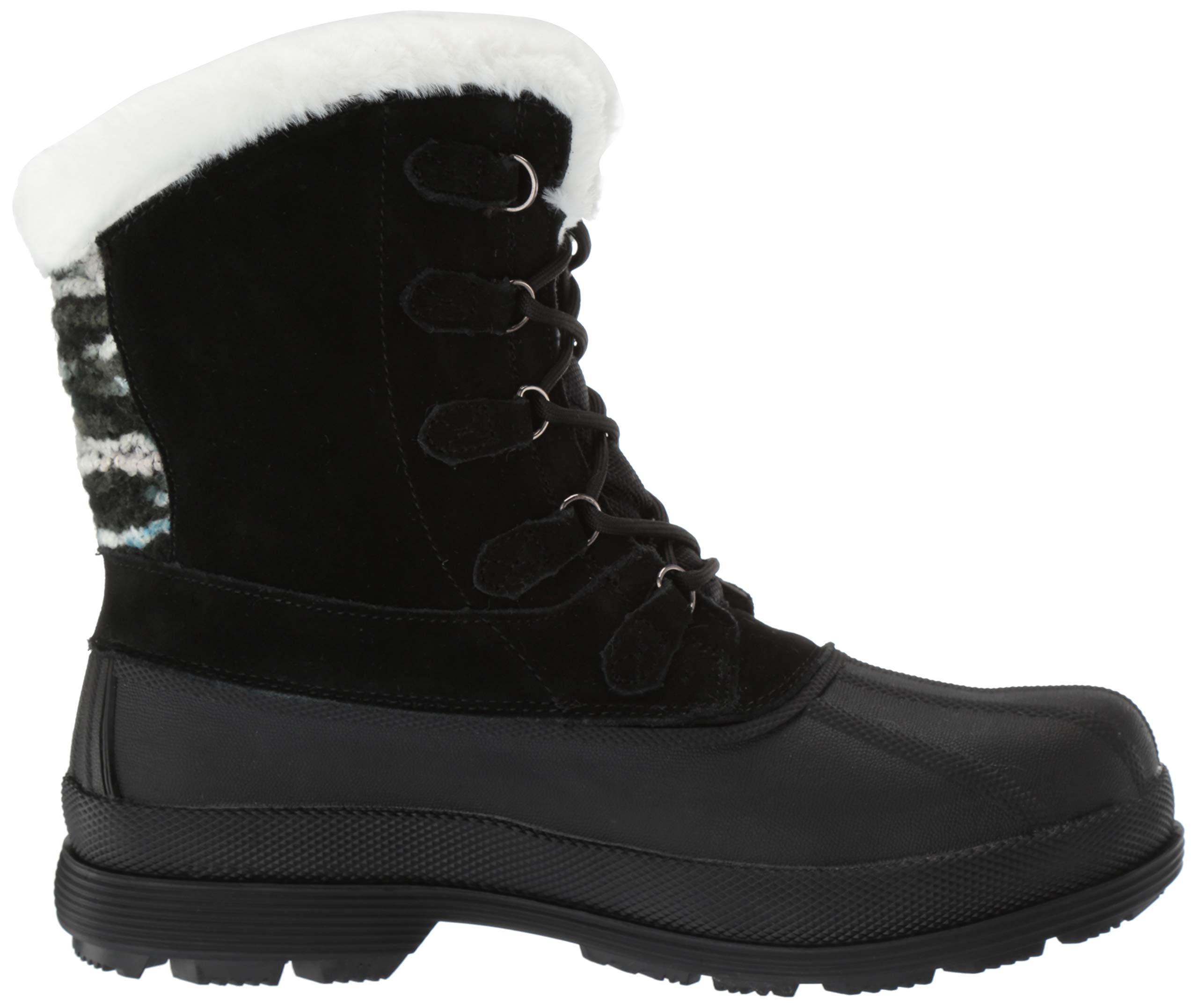 Propét Women's Lumi Tall Lace Boots - Waterproof Winter Snow Boots with Arch Support for Women - Perfect for Hiking, Walking & Cold Weather Outdoor Activities