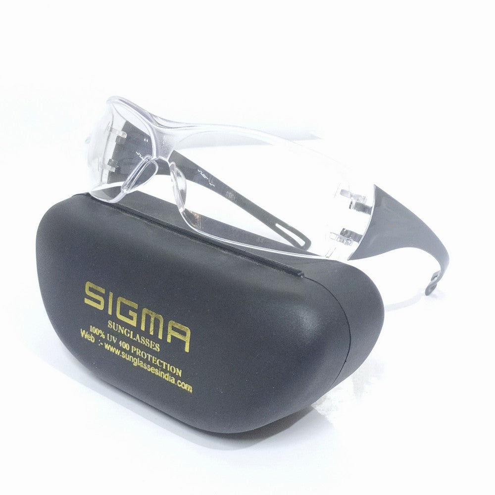 Sigma Clear Sports Sunglasses - Anti-Scratch, UV Protection, Lightweight for Running, Cycling & Outdoor Activities