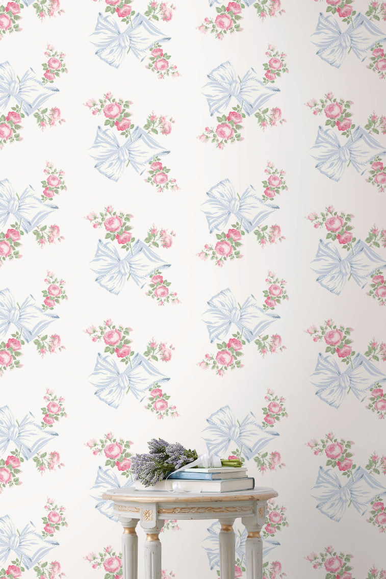 Rosa Beaux Premium Standard Wallpaper - Self-Adhesive Peel & Stick Wallpaper for Home Decor, Living Room, Bedroom, Office - Easy to Install & Remove