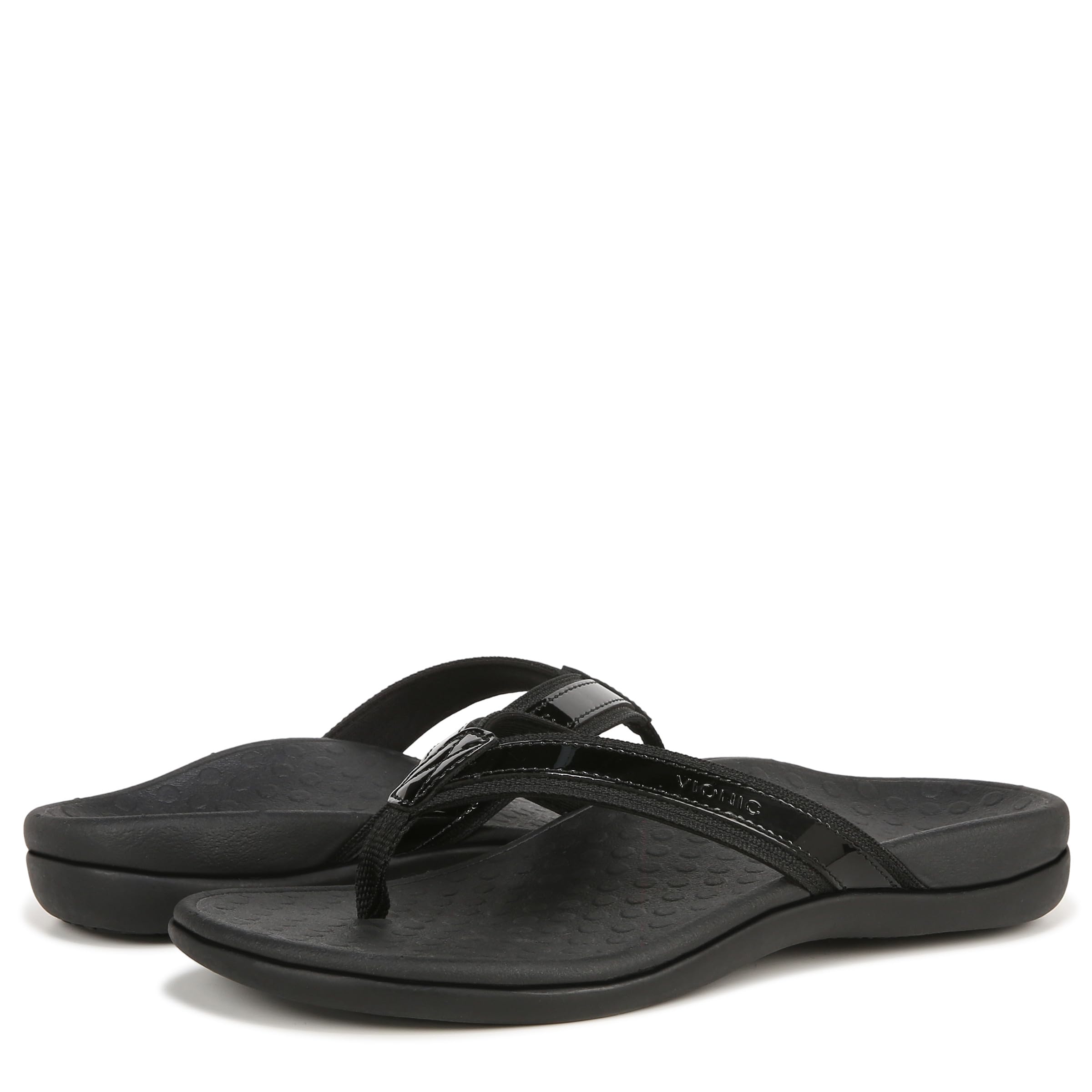 Vionic Women's Tide Toe Post Sandals - Orthotic Arch Support, Comfortable & Stylish Flip Flops for Beach, Pool, and Summer Walking