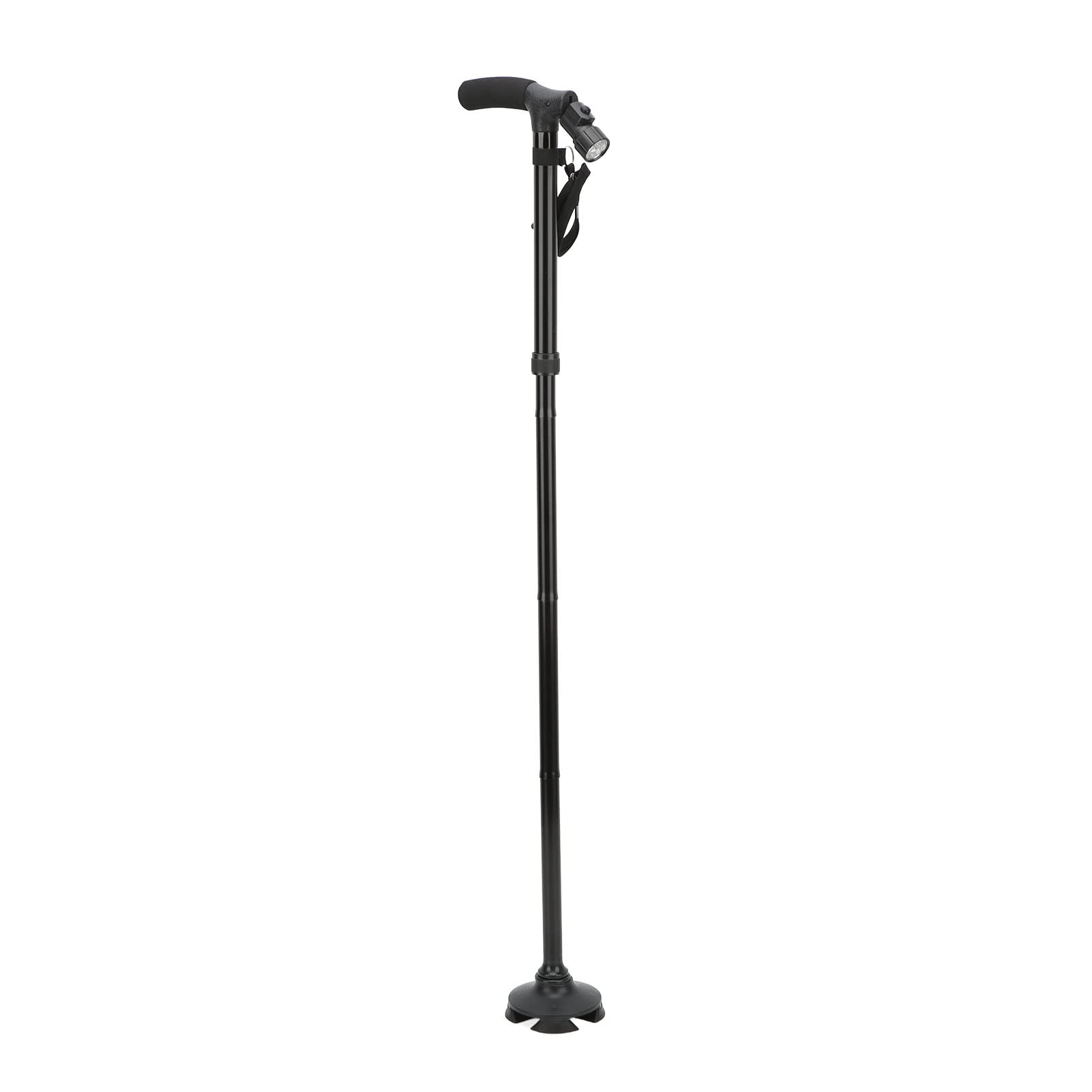 Nikou Folding Walking Cane with LED Light - Adjustable & Lightweight Walking Stick for Seniors, Elderly Men & Women - Perfect for Indoor/Outdoor Use, Travel & Mobility Support