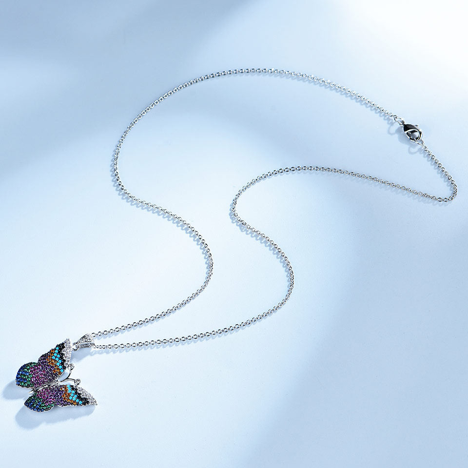 Vintage Butterfly Necklace for Women - Elegant Gold & Silver Butterfly Pendant Jewelry - Perfect for Gifts, Parties & Everyday Wear