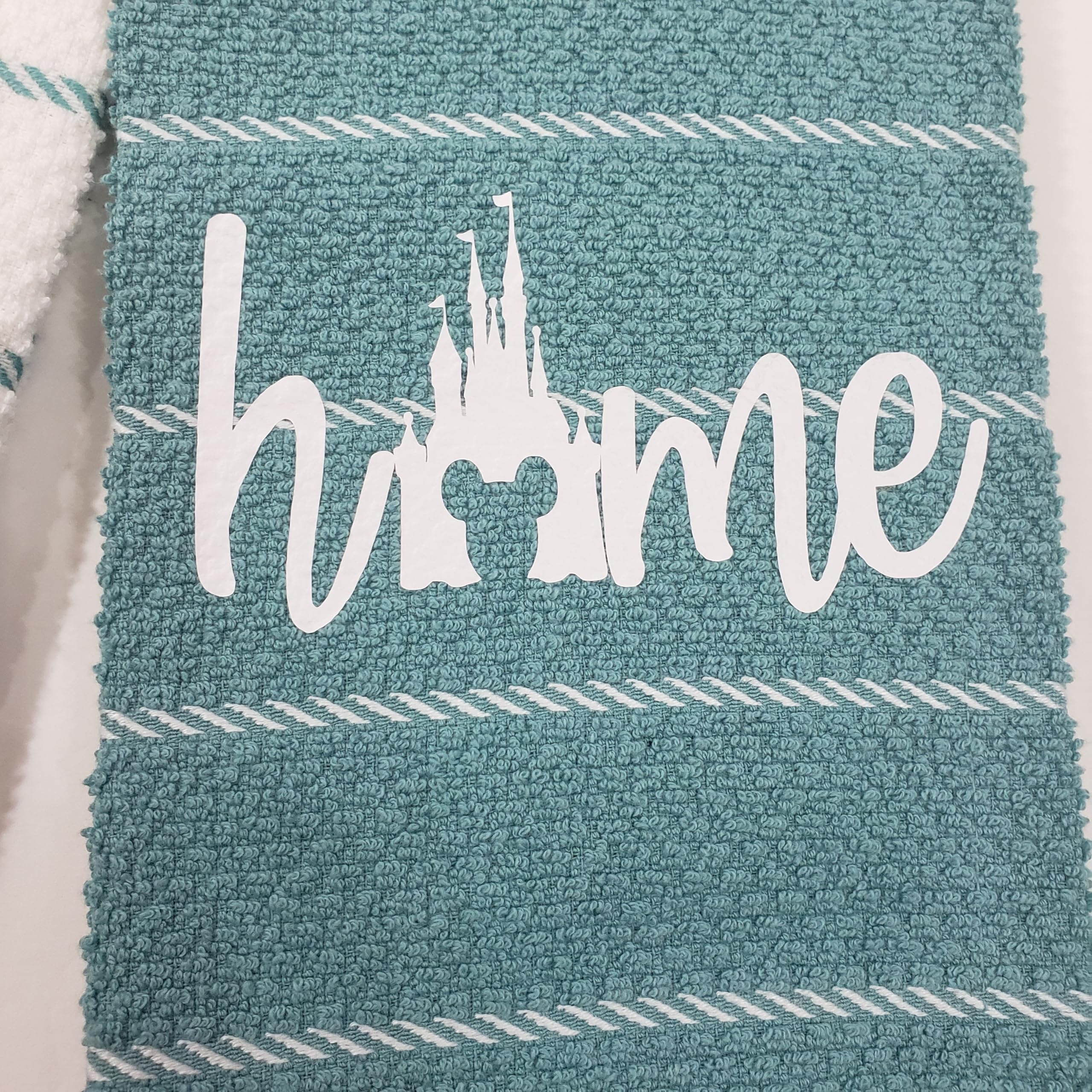 Disney Mickey Mouse Kitchen Towel Set of 2 - Absorbent Cotton Tea Towels for Cooking, Baking & Cleaning - Cute Disney Home Decor for Kitchen & Dining Room