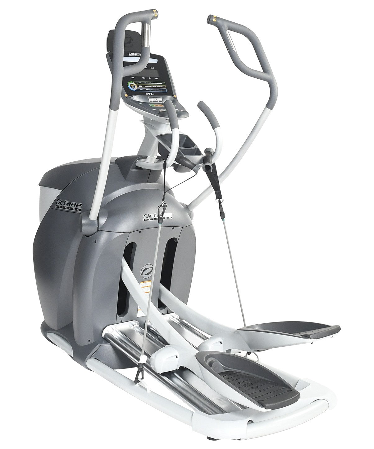 Q47XI Elliptical Cross Trainer Machine - Low Impact Cardio Exercise Equipment for Home Gym, Full Body Workout with LCD Monitor - Perfect for Weight Loss & Fitness Training