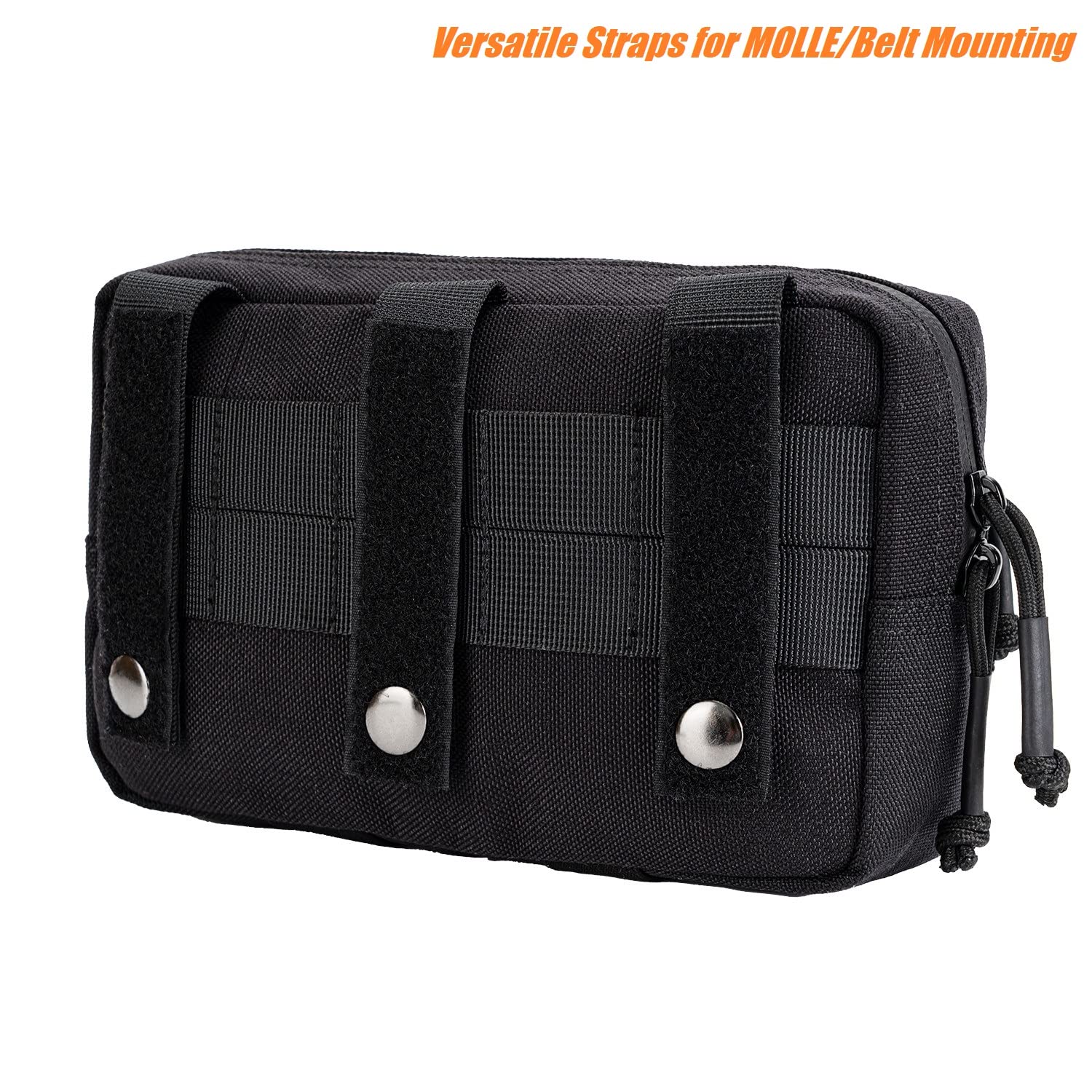 Tactical MOLLE Utility Pouch - Mini Modular Admin Tool Bag for Chest Rig, Duty Vest & Battle Belt | Durable Gear Accessory for Military, Hiking & Outdoor Adventures