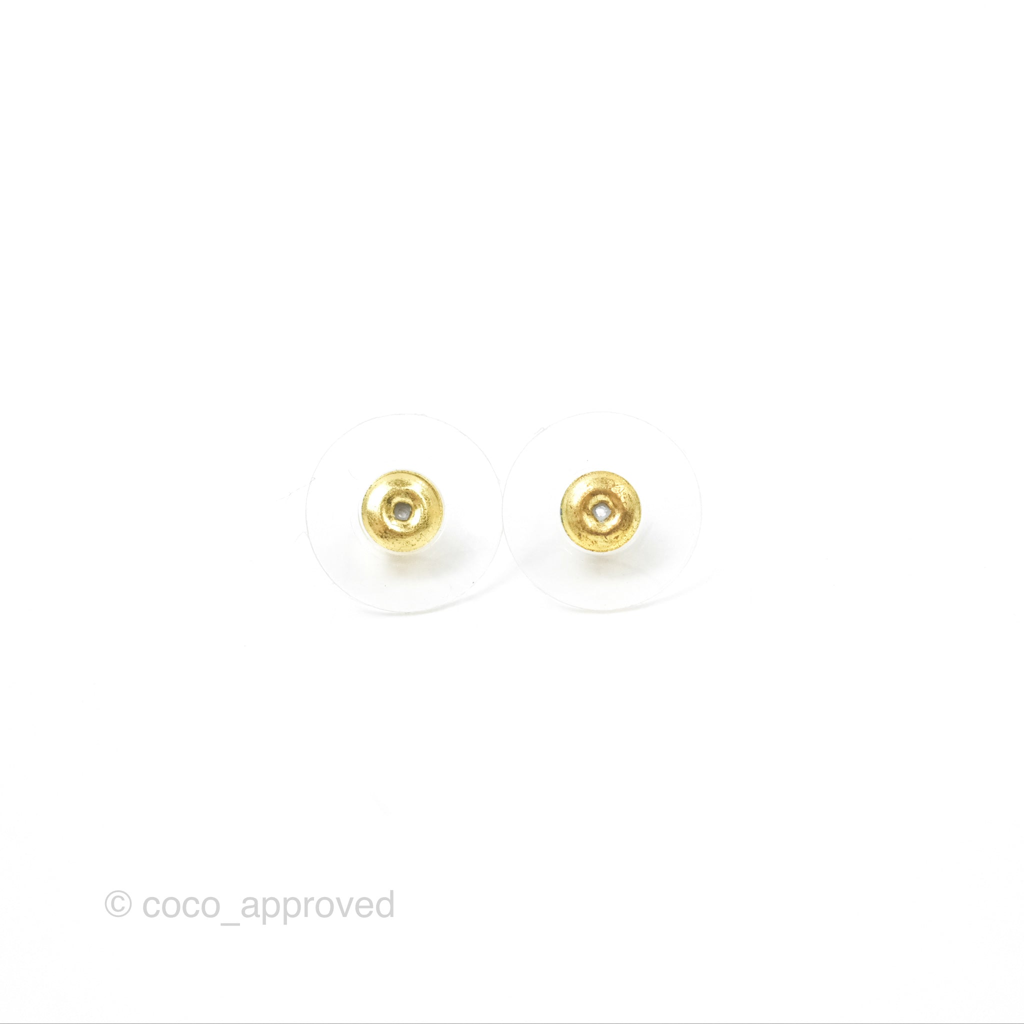 Chanel CC Pearl Crystal Earrings in Gold Tone - Luxury Fashion Jewelry for Women | Perfect for Parties, Weddings & Special Occasions