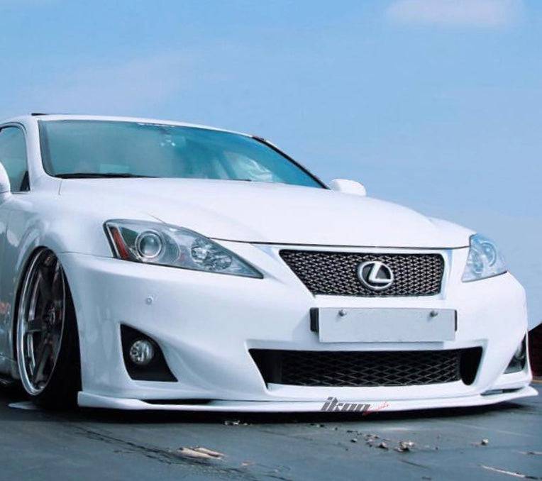 JDM Style PU Front Bumper Lip for 2011-2013 Lexus IS250 IS350 - Magic Style Design for Enhanced Sporty Look - Perfect for Car Enthusiasts & Street Racing