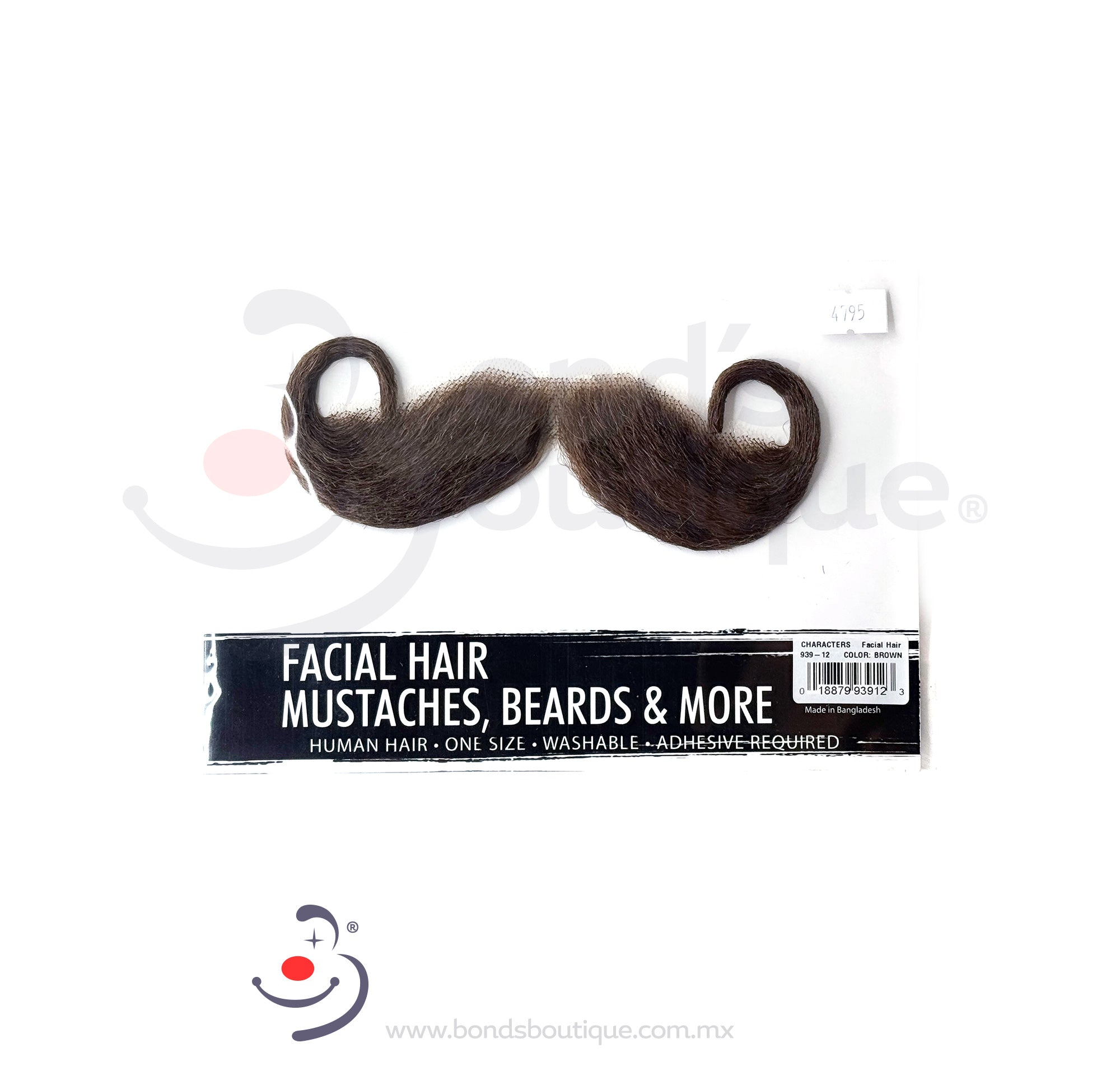 Big Mustache Comb - Large Size for Men's Facial Hair Grooming | Perfect for Cosplay, Halloween & Vintage Style Looks