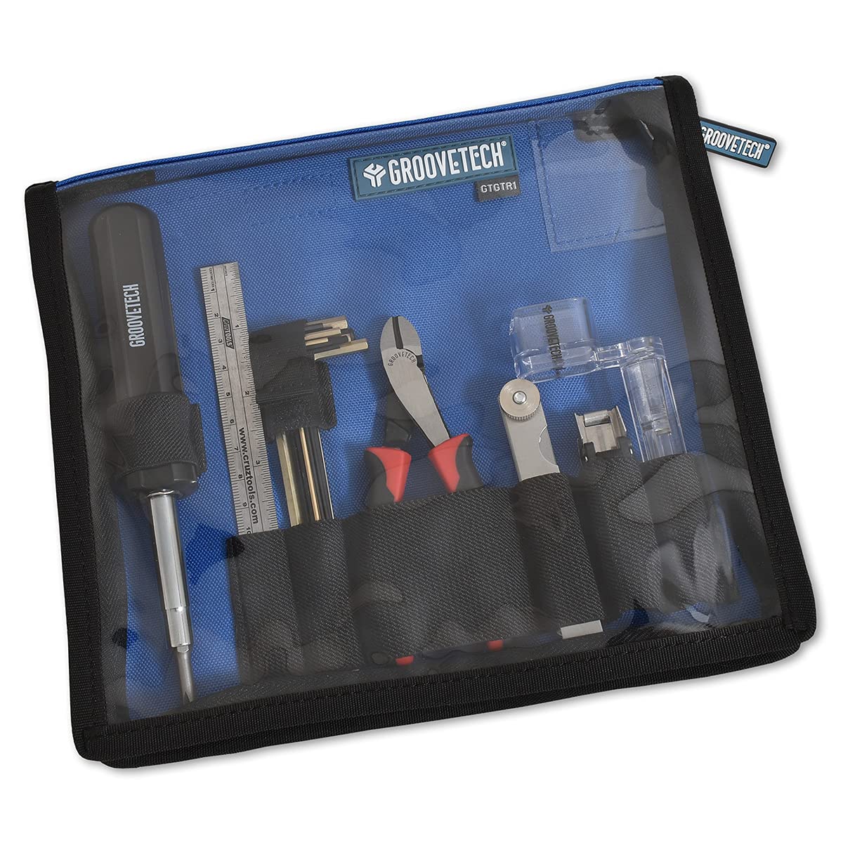 CruzTOOLS Groove Tech Guitar Maintenance Kit - Professional Guitar Repair Tools for String Change, Setup & Adjustments - Perfect for Musicians & Guitar Techs at Home or Studio