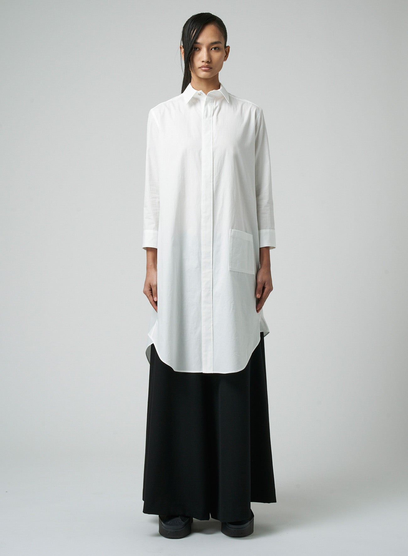 Stylish Cotton Broadcloth Balloon Silhouette Shirt Dress with Box Pocket - Perfect for Casual Outings, Office Wear & Summer Fashion