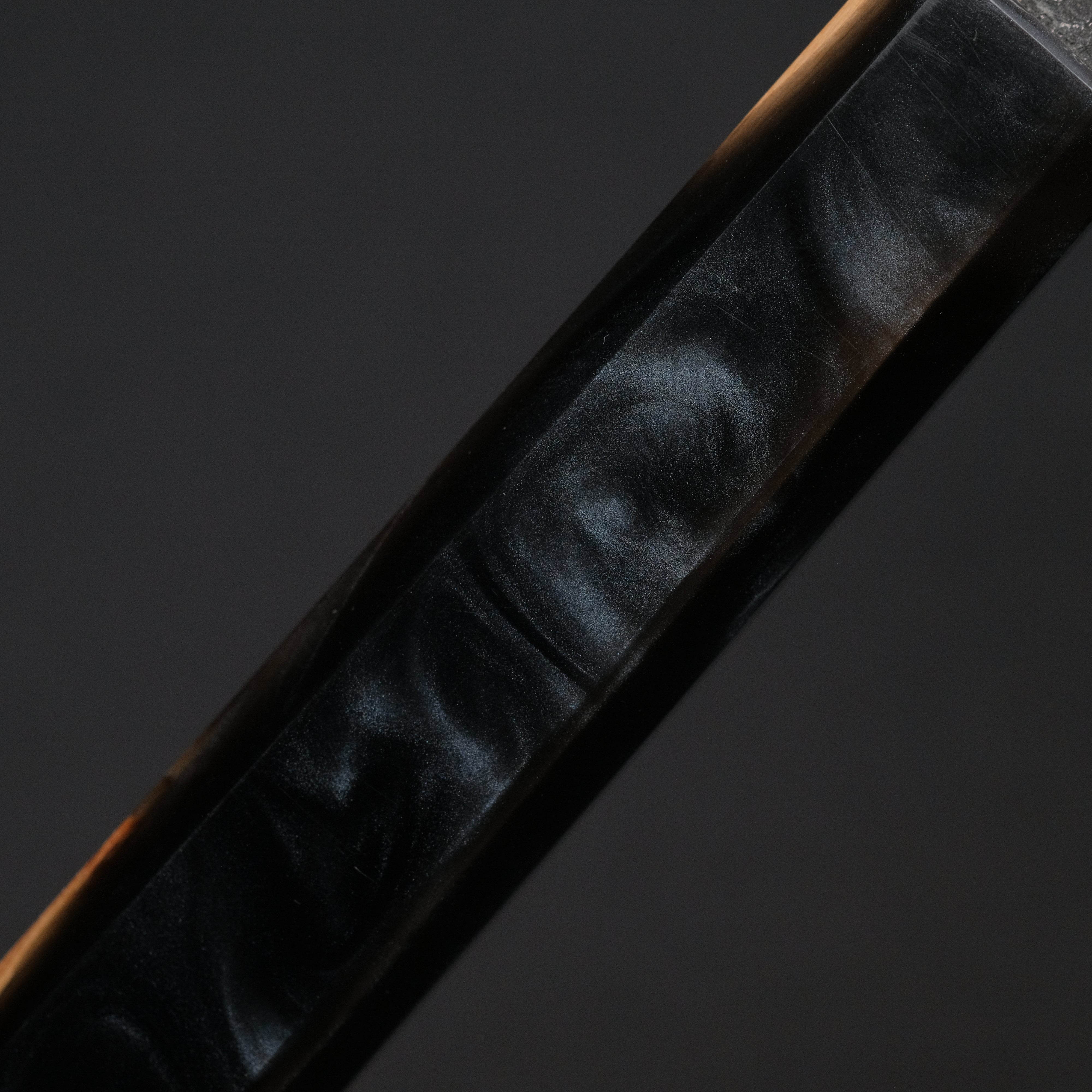 Premium Ajikataya White #2 Nashiji Damascus Santoku Knife 180mm - Olive Wood & Resin Handle (#49) - Perfect for Sushi, Vegetables & Meat Slicing - Japanese Chef's Knife for Home & Professional Kitchens
