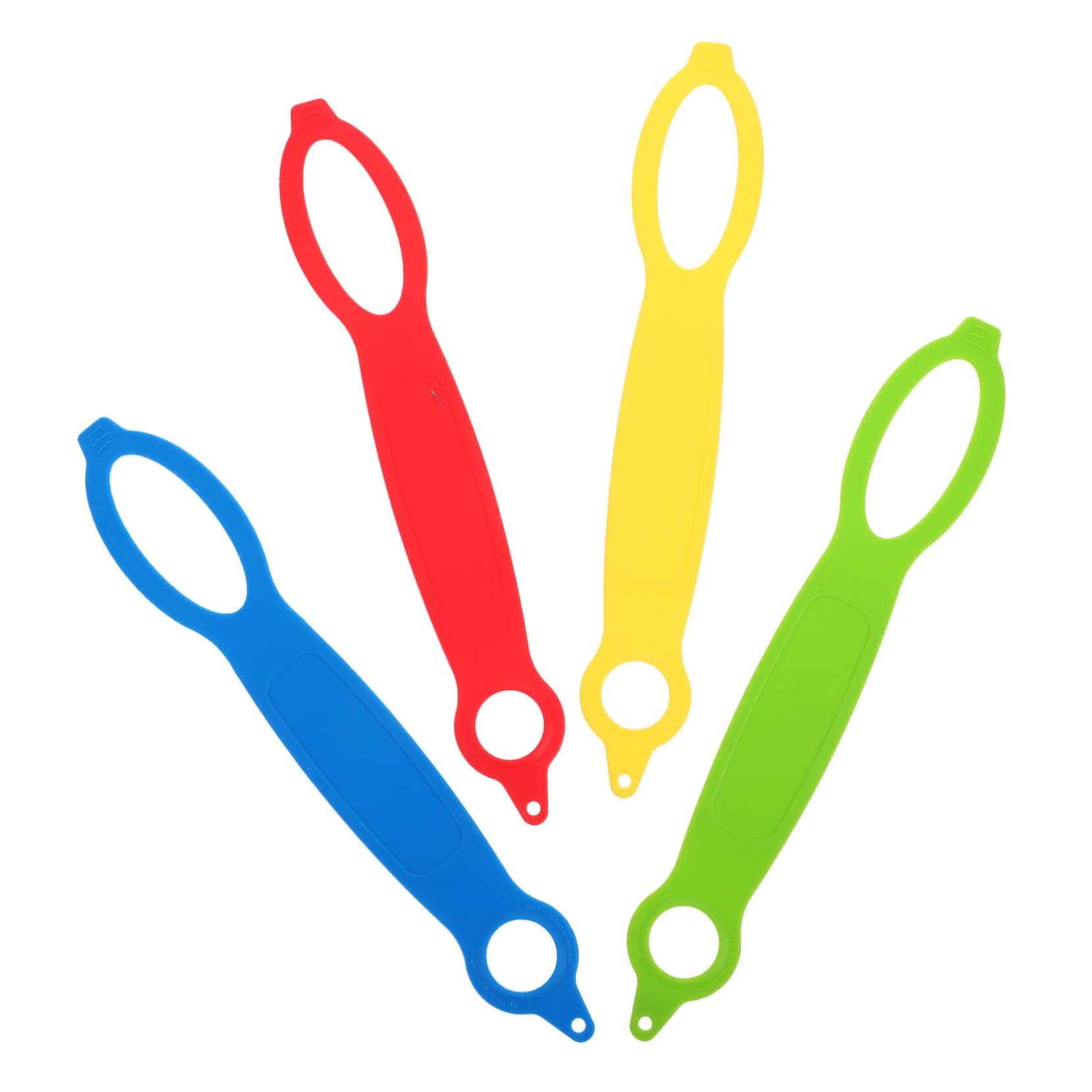 KOMBIUDA 4 Pack Silicone Water Bottle Leash Straps - Bicycle Bottle Holder, Secure Bike Water Bottle Carrier, Silicone Cup Grip - Perfect for Cycling, Hiking, Gym & Outdoor Activities