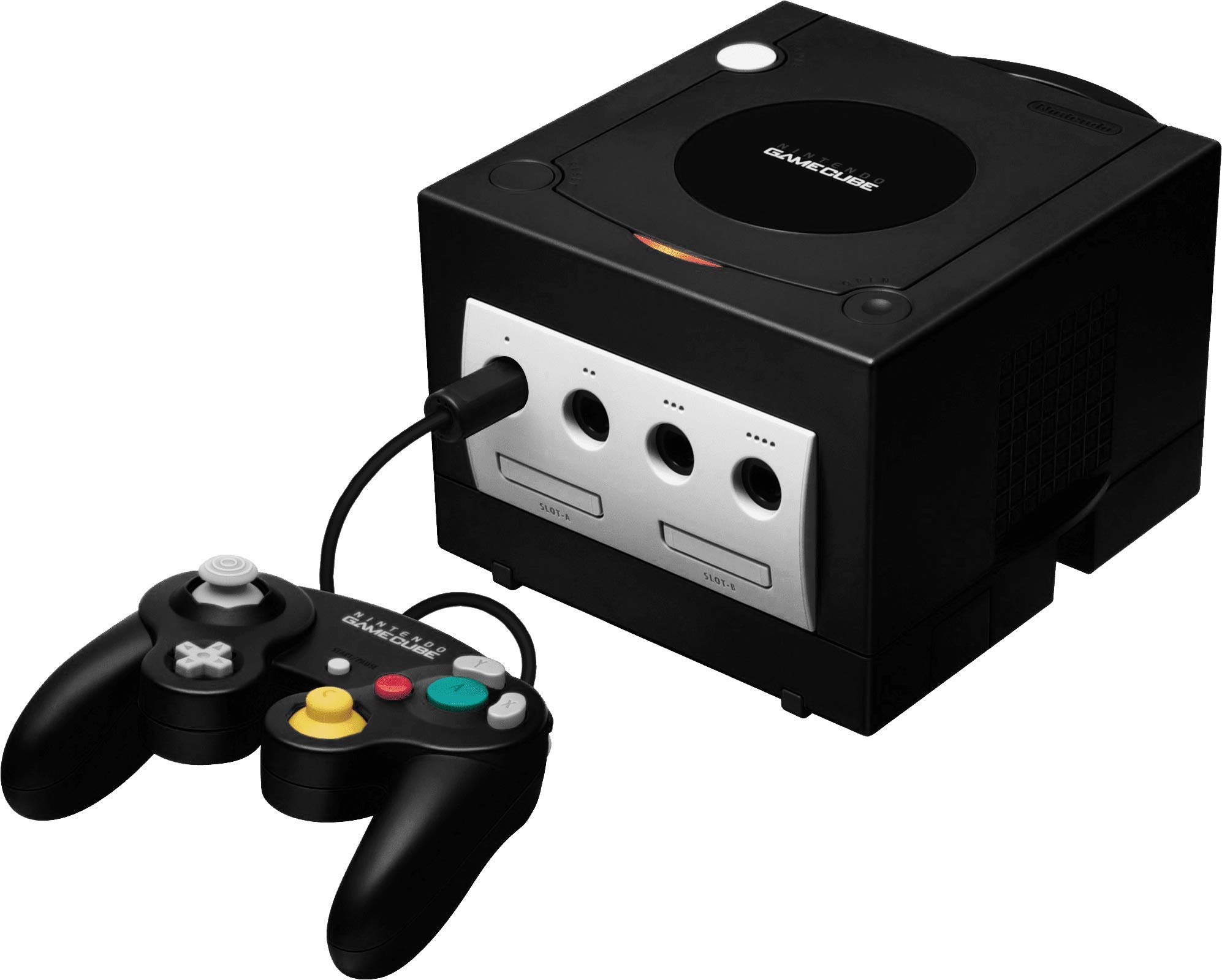 Refurbished Nintendo GameCube System Console - Jet Black | Classic Gaming Console for Retro Game Enthusiasts | Perfect for Home Entertainment & Multiplayer Gaming