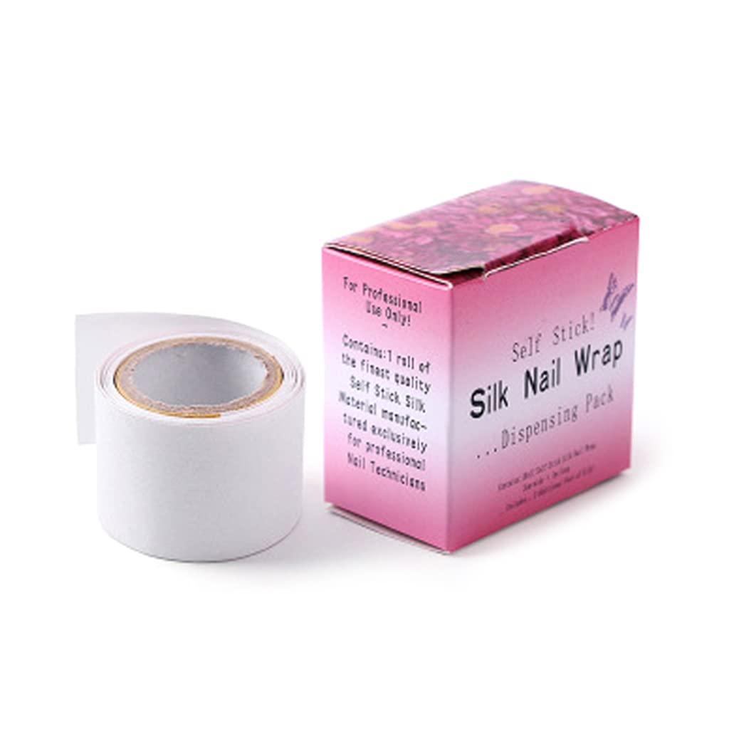 Fiberglass Nail Wrap - Self-Adhesive Nail Repair Silk for UV Gel & Acrylic Nails | DIY Nail Protection & Reinforcement | Strengthens & Prevents Damage | Perfect for Salon, Home Manicures & Nail Extensions