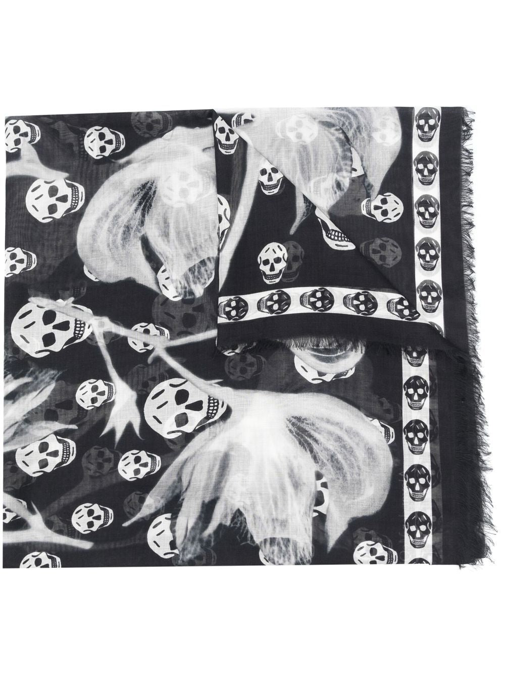 Alexander McQueen Black Scarf for Women - Luxury Cashmere Wrap Shawl for Winter, Fall & Evening Outfits | Perfect for Gifts, Travel & Special Occasions