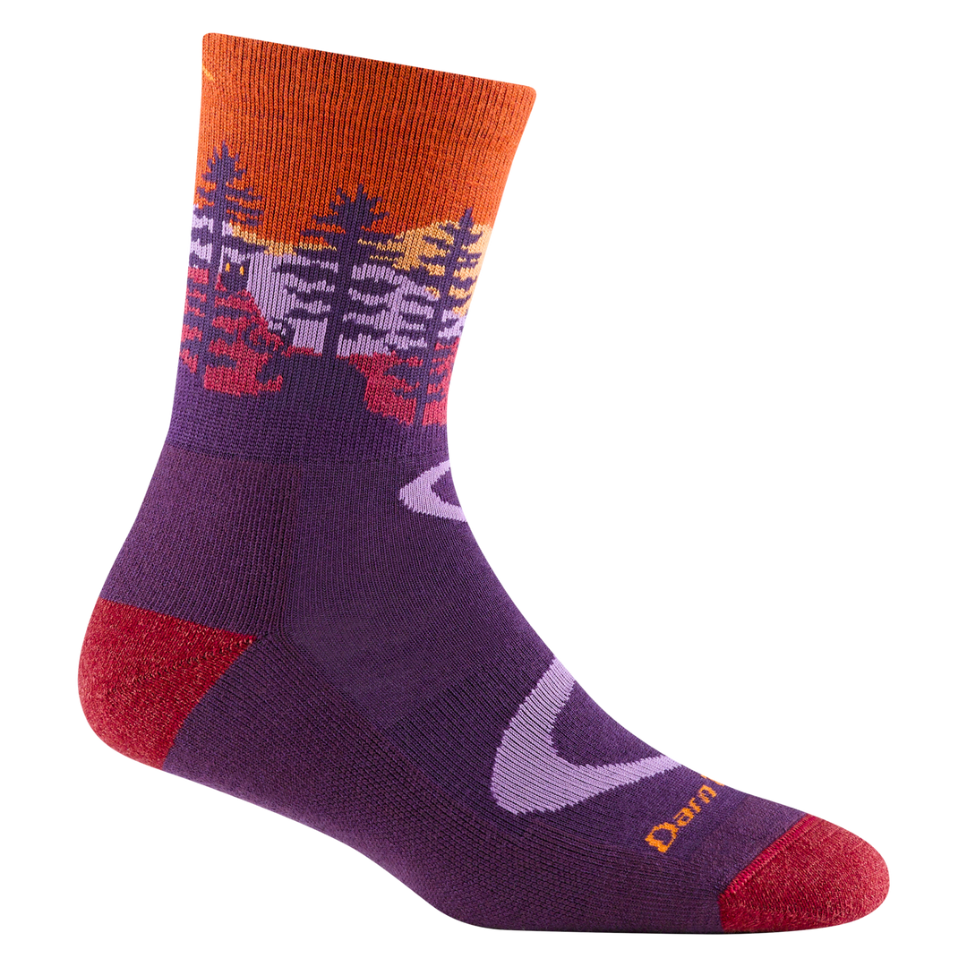 Darn Tough 5013 Northwoods Micro Crew Midweight Cushion Socks for Women - Hiking, Outdoor & Cold Weather Comfort Socks