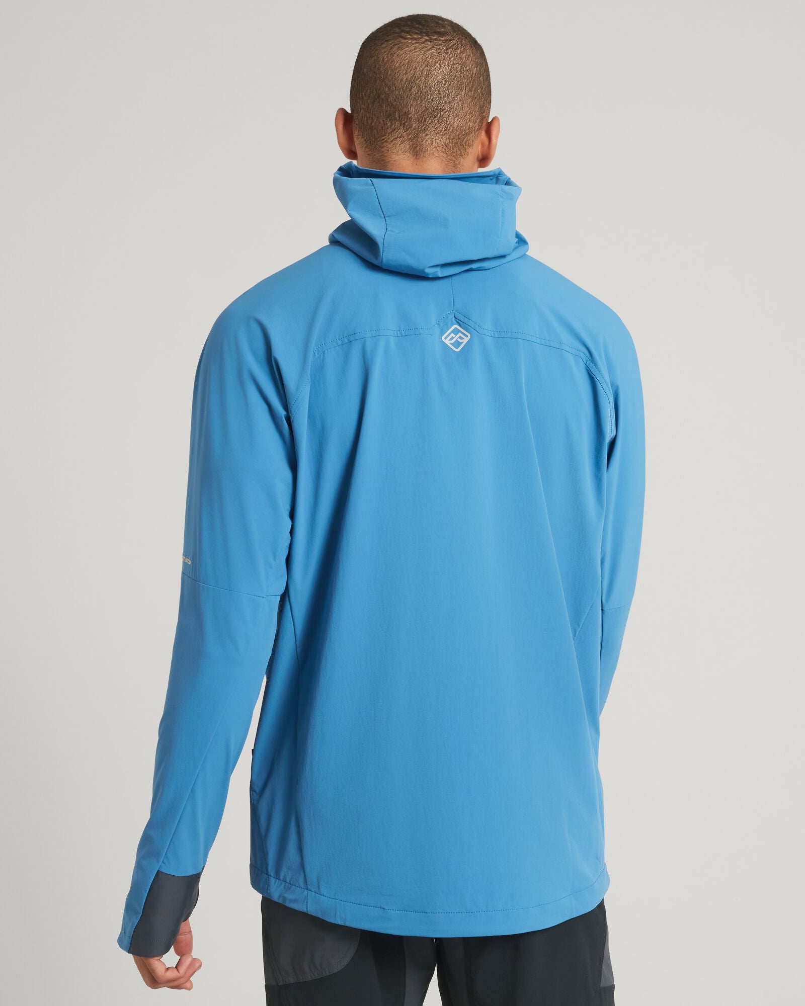 ULT Hike Men's Waterproof Hooded Jacket - Lightweight Windbreaker for Outdoor Adventures | Hiking, Camping & Travel Essential