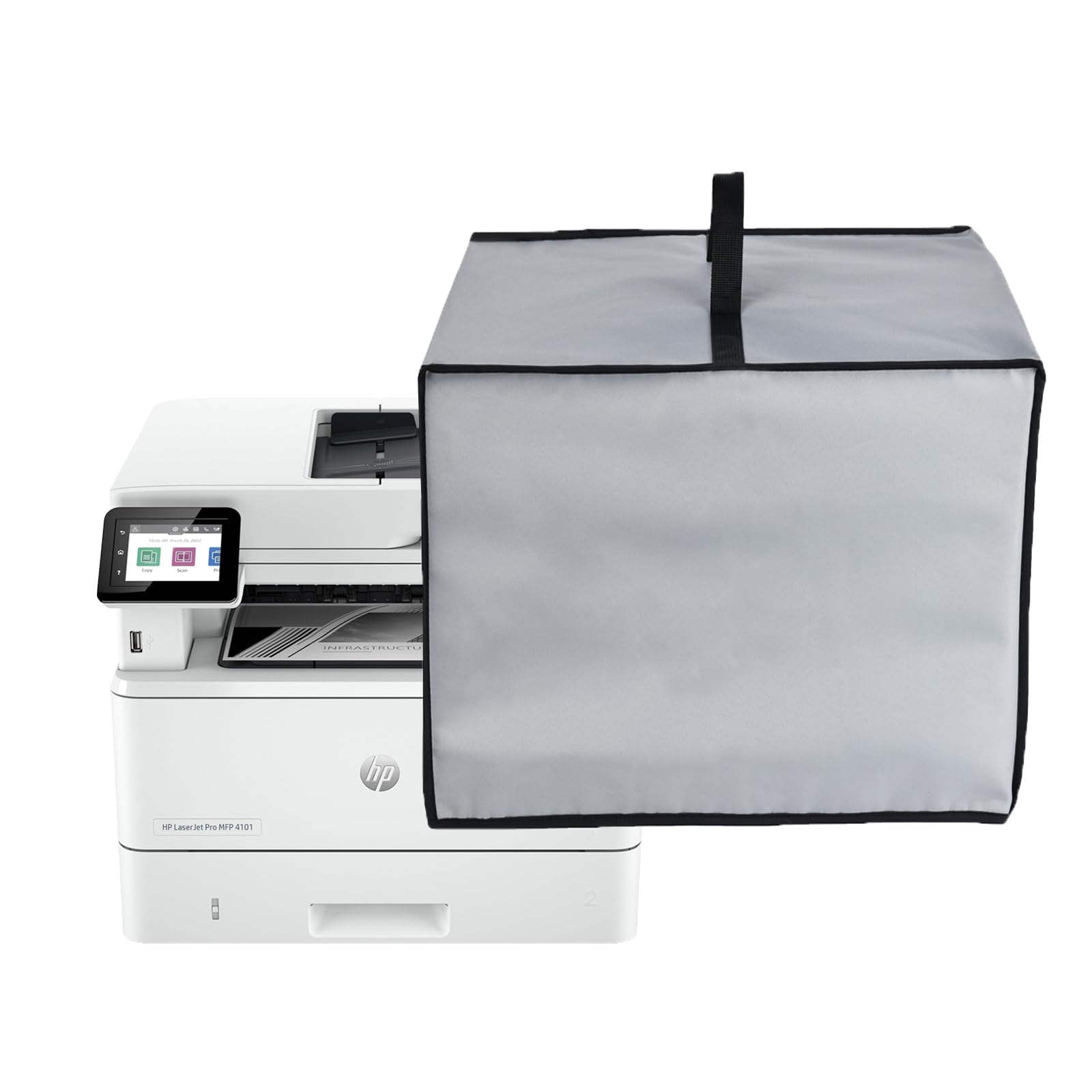 Heavy Duty Printer Cover for HP LaserJet Pro MFP 4101fdw/3101sdw/3101fdw - Anti-Static, Heat-Resistant, Waterproof Dust Protective Case (Grey) - Perfect for Office, Home & Warehouse Use