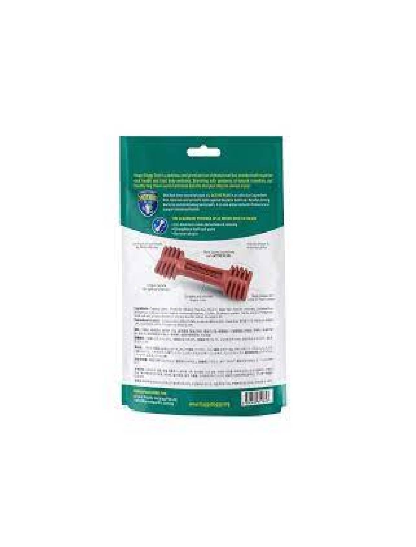 Happi Doggy Dental Chew Zest Petite Strawberry Flavor 150g - Natural Dog Teeth Cleaning Treats for Small Dogs, Freshens Breath & Reduces Plaque - Perfect for Daily Oral Care & Training Rewards