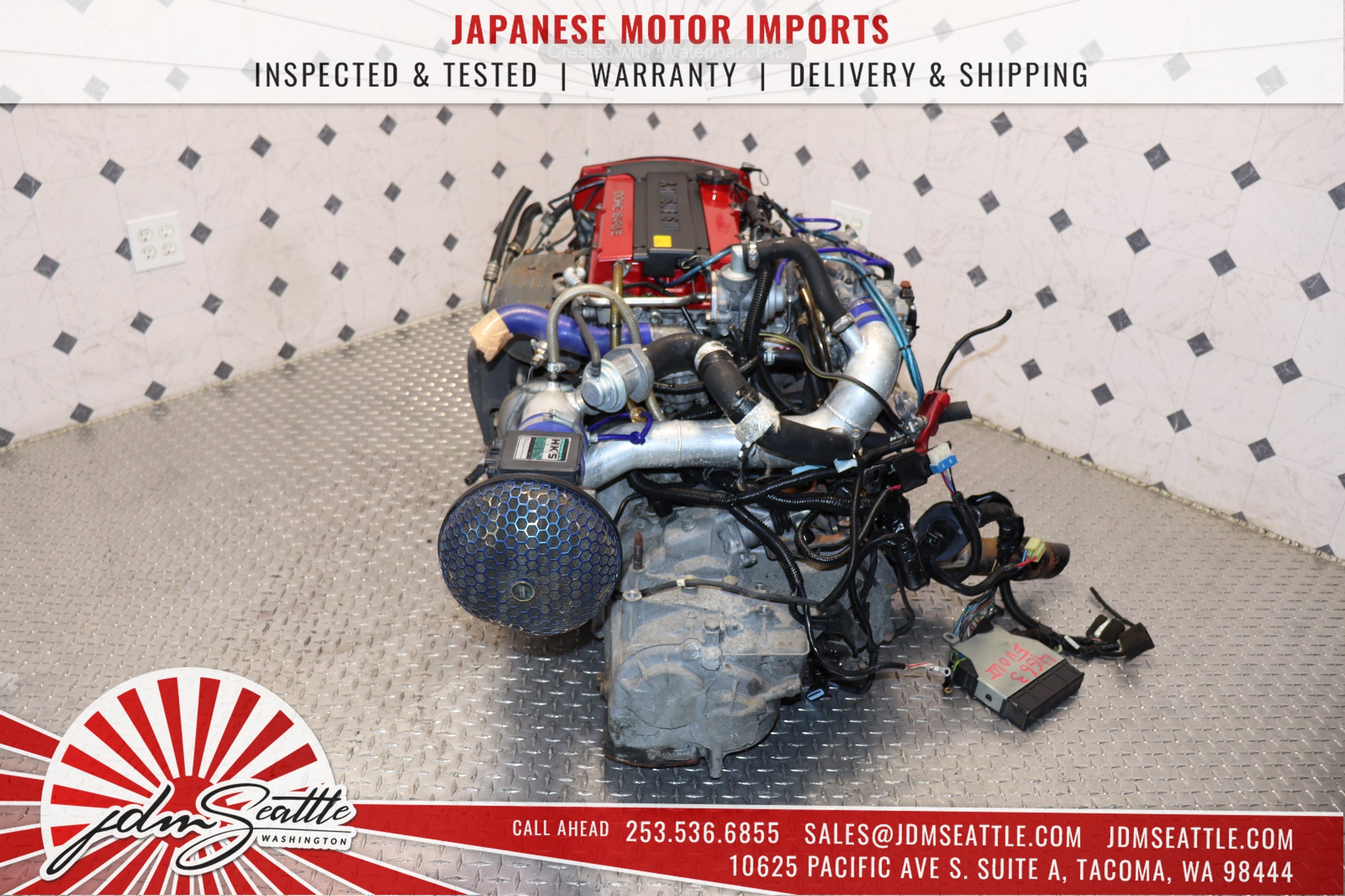 JDM 4G63 Turbo Engine with 5-Speed Transmission for 1998 Mitsubishi Evo 5 - Complete Motor Swap Kit Including Wiring Harness & ECU - Perfect for Performance Upgrades & Racing Builds