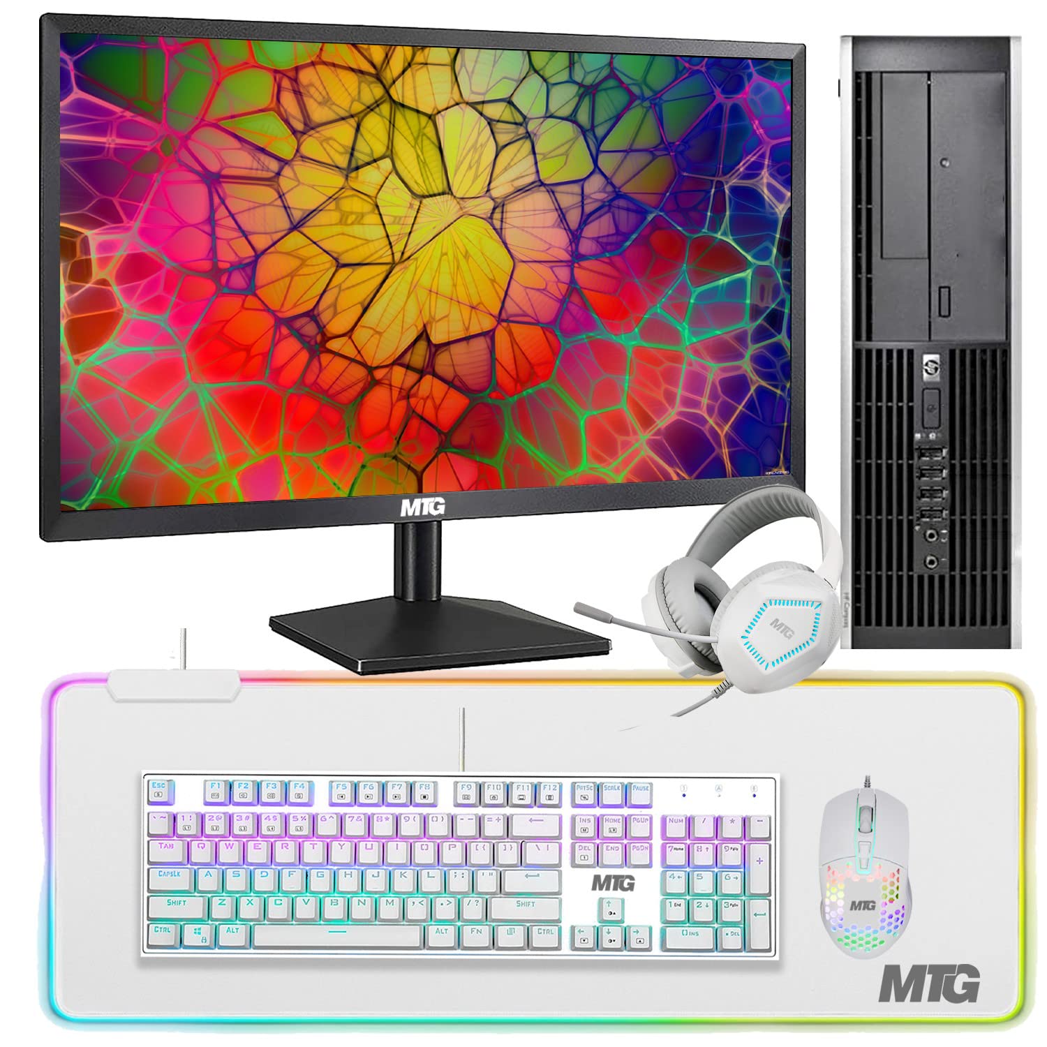 Renewed HP Elite Desktop Computer PC - Intel Core i5 3.1GHz, 8GB RAM, 500GB HDD with 22