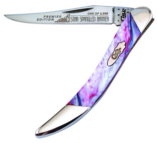 Case Cutlery Texas Toothpick Pocket Knife - Premium Folding Knife for EDC, Camping & Outdoor Activities - Durable Stainless Steel Blade - Perfect for Hunting, Hiking & Survival Gear
