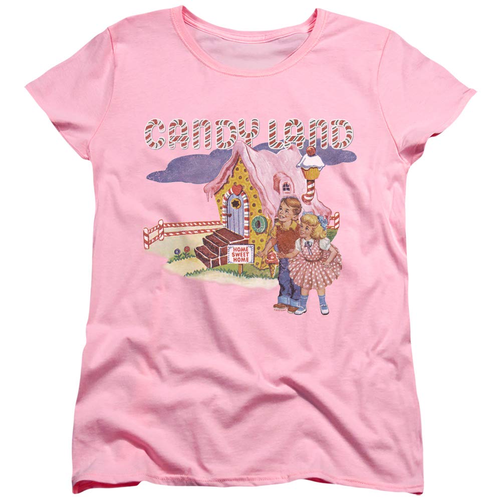 Trevco Candy Land Women's Cotton T-Shirt - Sweet & Fun Graphic Tee for Casual Wear, Parties & Costume Outfits
