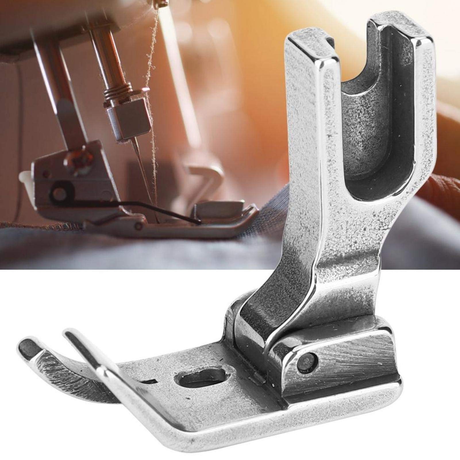 Premium Metal Sewing Machine Folder Attachment - Heavy Duty Sewing Machine Parts for Professional Tailoring & DIY Projects - Perfect for Home Curtains, Quilting & Fabric Crafts (3/16 Inch) - Ideal for Dressmaking, Upholstery & Home Decor Sewing Projects