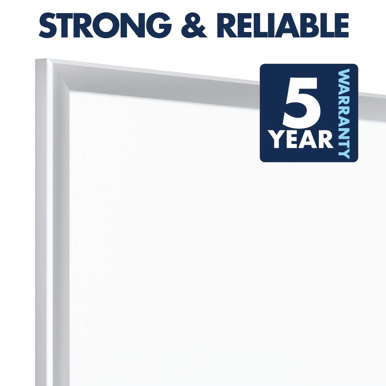 Quartet Magnetic Dry Erase Whiteboard 3' x 2' - Nano-Clean Stain-Resistant Surface with Silver Aluminum Frame (SM533) - Perfect for Office, Classroom & Home Use