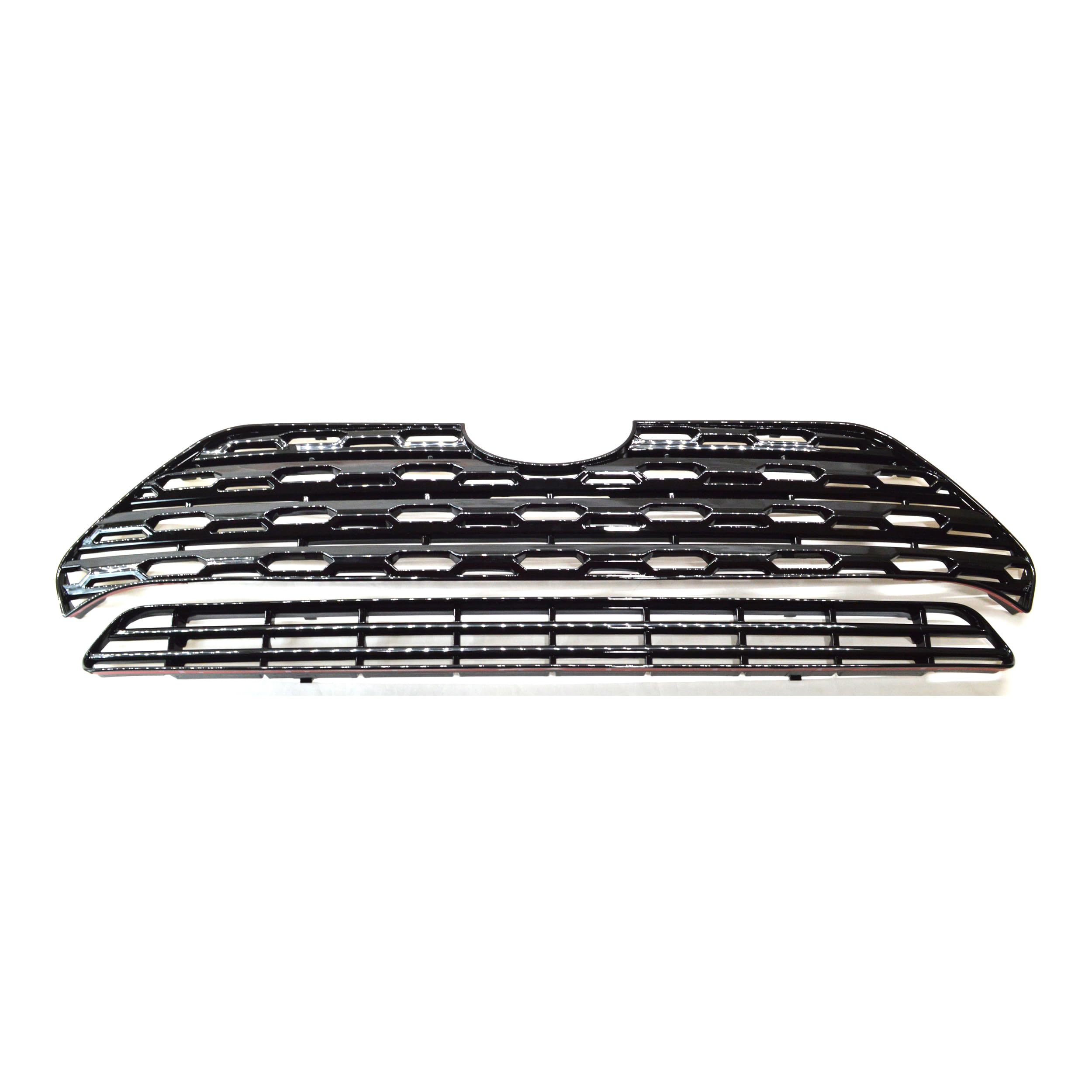 Black Chrome Delete Front Grille Overlay for 2019-2023 Toyota RAV4 LE XLE & Premium - Easy No-Tool Installation with Secure Adhesive Tape (Excludes Proximity Sensor) | US Patented | Upgrade Your RAV4's Sporty Look for Daily Commute & Road Trips