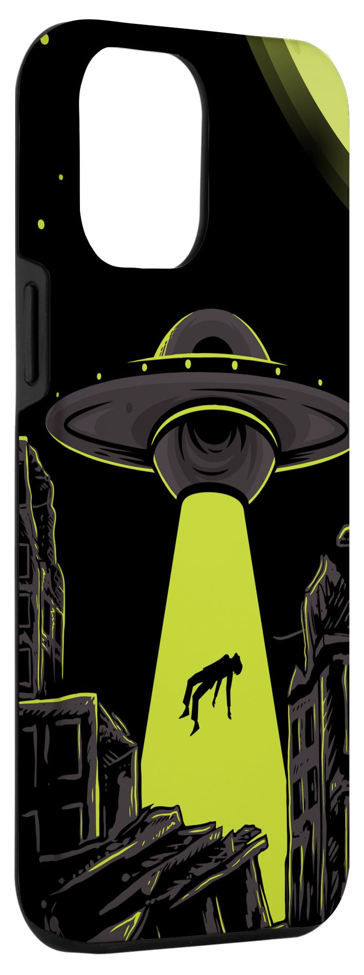 iPhone 12 Pro Max Case - UFO Alien Abduction Space Design, Premium Protective Phone Cover for iPhone 12 Pro Max (6.7
