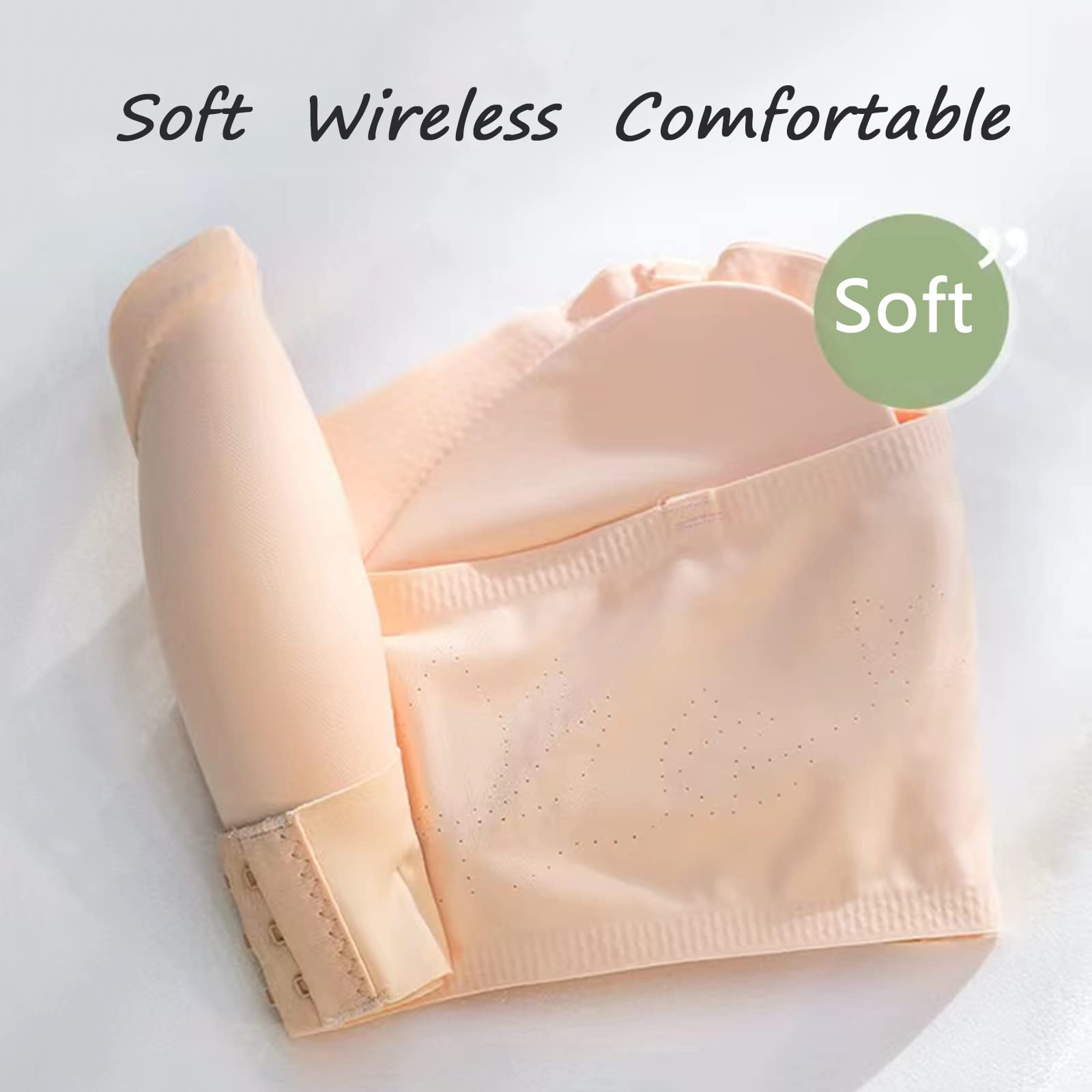 Strapless Backless Invisible Bra for Women - Seamless Wireless Push Up Tube Top - Breathable Comfort for Wedding, Evening Wear & Special Occasions