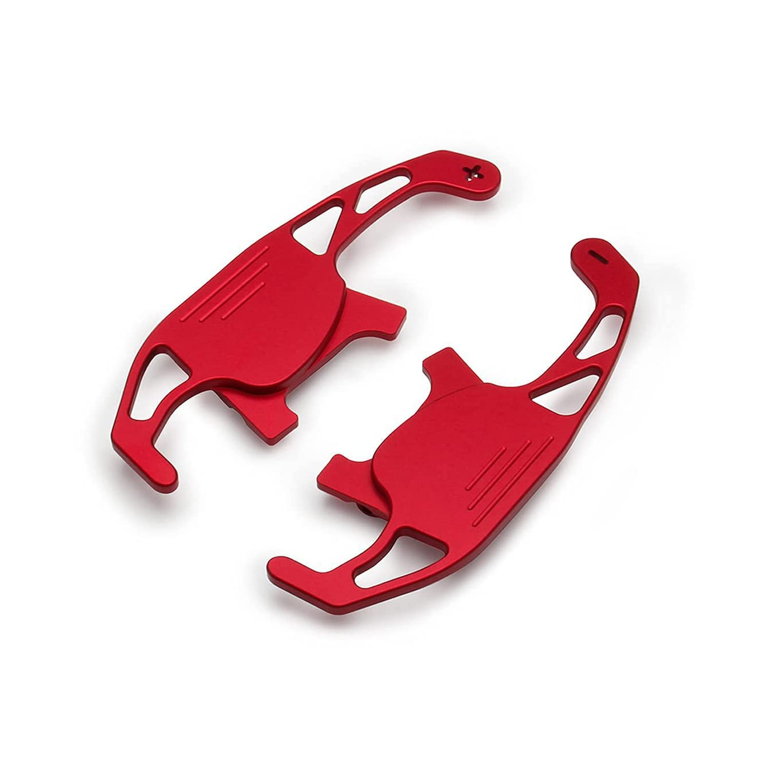 High-Quality Aluminum Paddle Shifters for VW Golf MK7 GTI R R-Line Scirocco 2014-2019 - Red Steering Wheel Shifter Extension - Enhance Driving Performance & Sporty Look - Perfect for Racing, Daily Commute & Car Enthusiasts