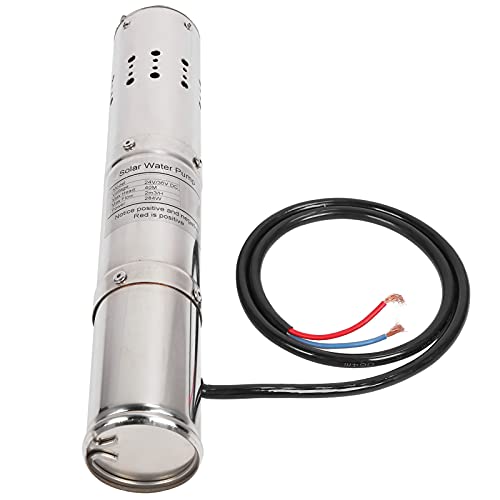 Solar Submersible Pump with Over Voltage Protection - Brushless DC Motor, Wide Voltage Range for Fish Tanks & Aquariums (S242T-30, Leaning Tower Design) - Perfect for Home Aquariums, Garden Ponds, and Hydroponic Systems