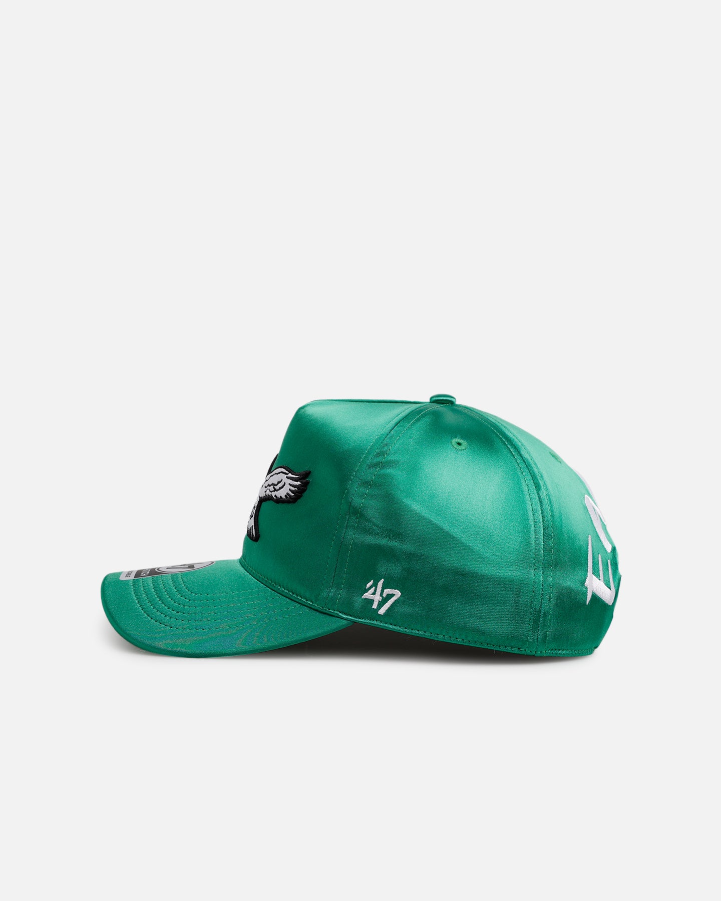 47 Brand Philadelphia Eagles 'Silky Way' 47 Hitch Snapback Green Hat - Official NFL Adjustable Baseball Cap for Men & Women - Perfect for Game Day, Sports Events & Casual Wear