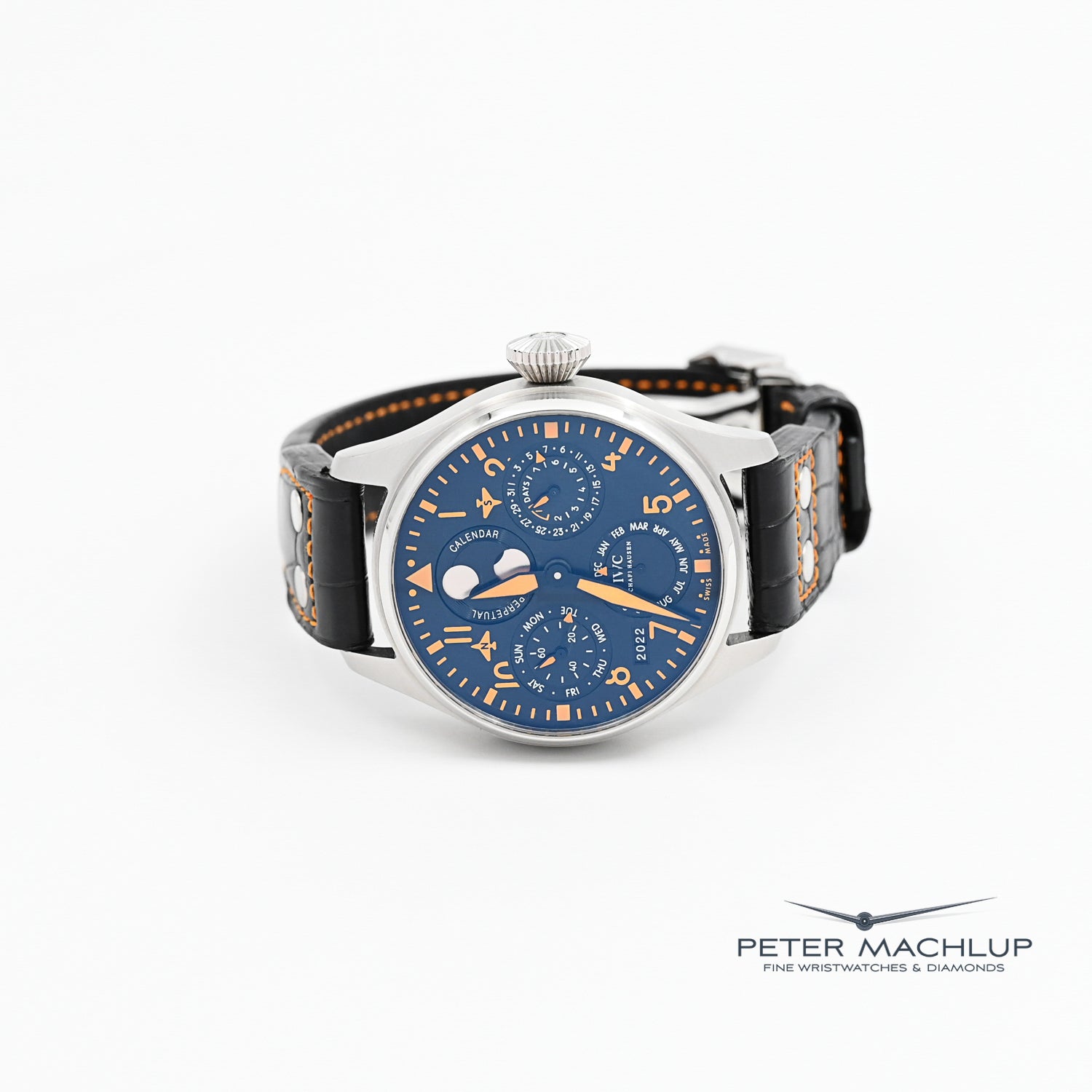 IWC Big Pilot Perpetual Calendar Watch 2010 - Luxury Men's Automatic Timepiece for Aviation & Business Professionals