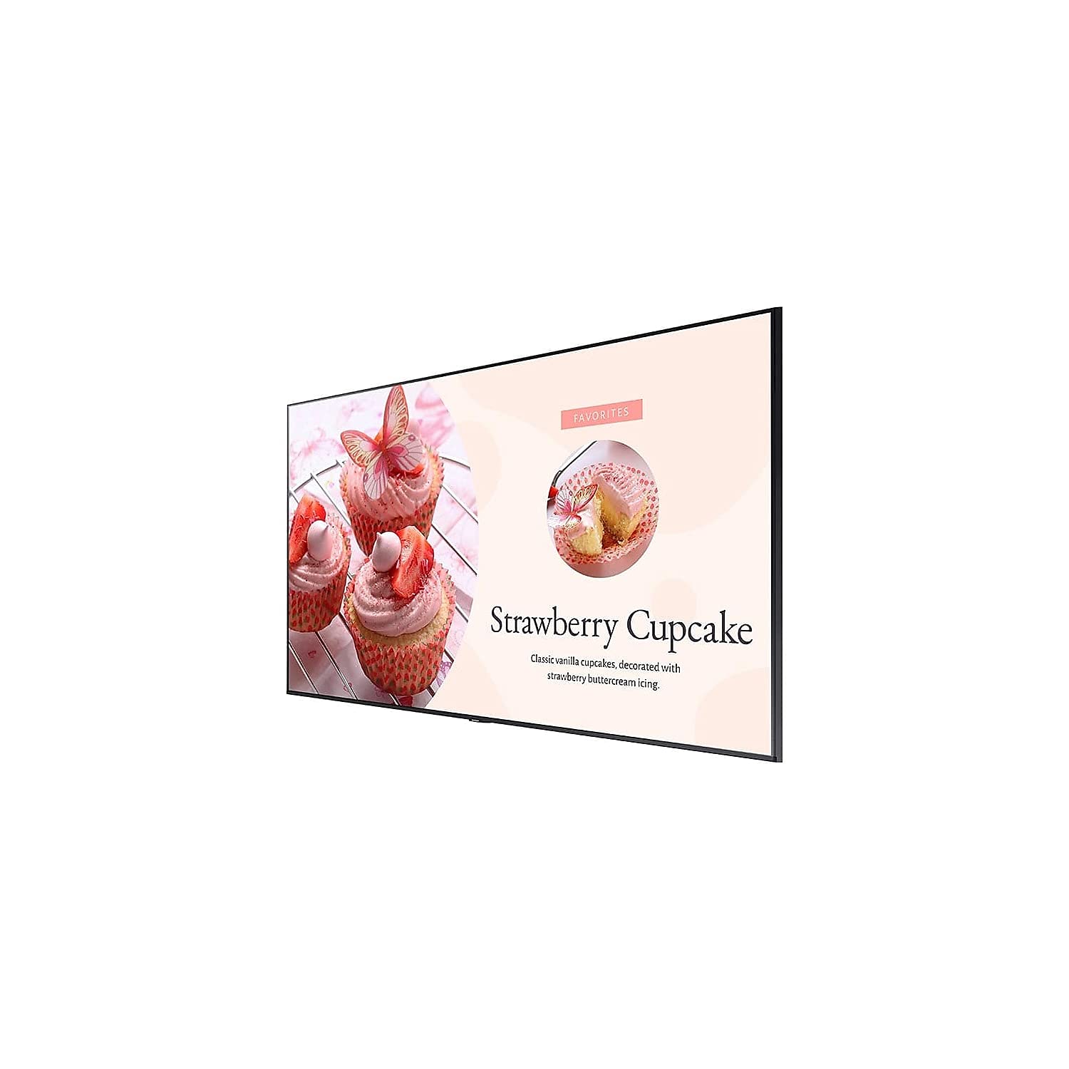 Samsung BE55T-H 55-Inch 4K UHD Commercial TV with Digital Signage Software, HDMI, USB, Tuner & Built-in Speakers - 250 Nits Black Display for Retail Stores, Restaurants & Office Lobbies