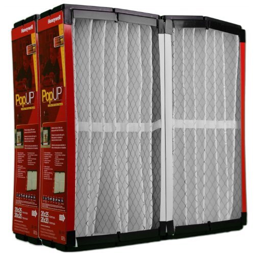 Honeywell POPUP2020 20x20x5 MERV 11 Air Filter - 2 Pack for Home HVAC System & Air Purifier