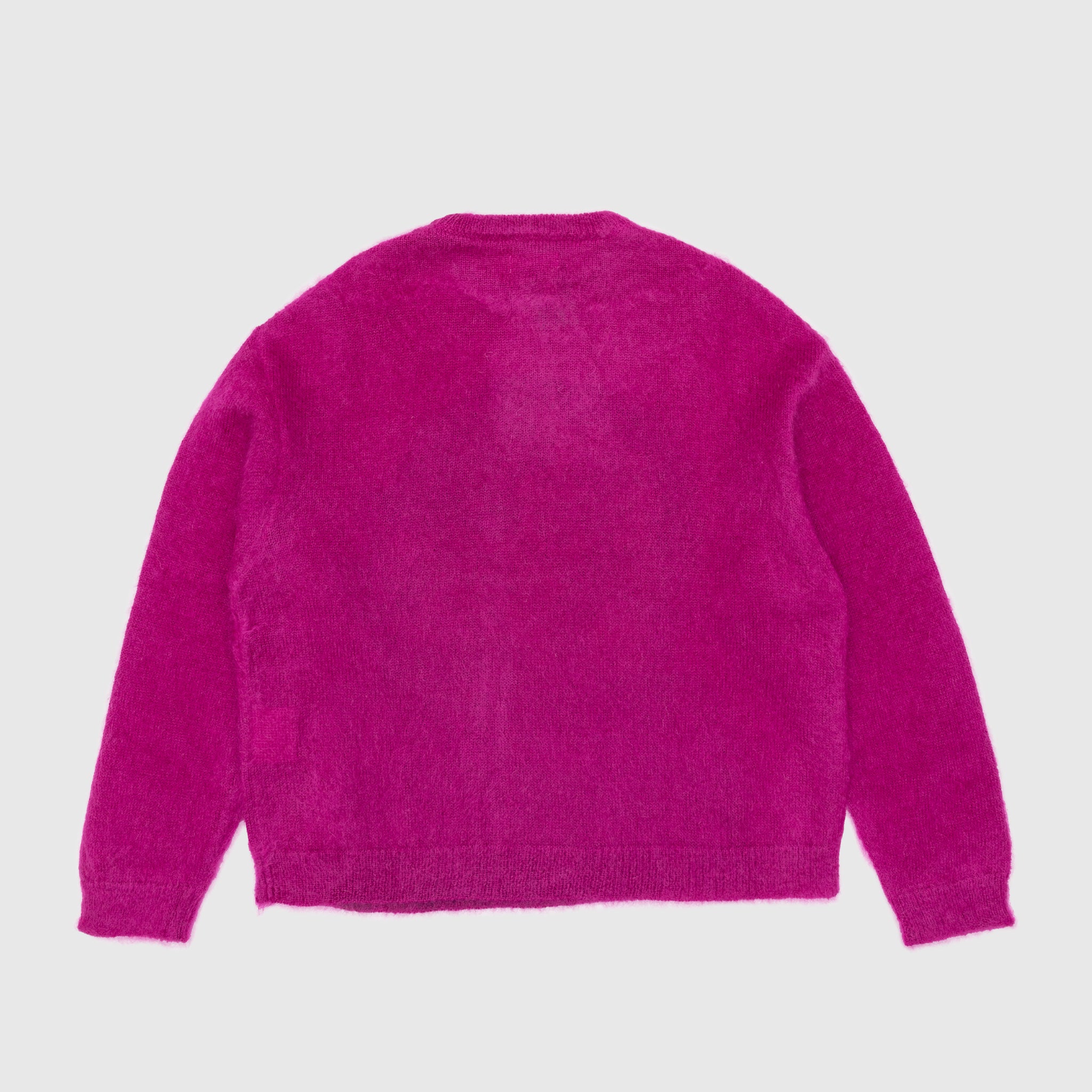 Kiss Mohair Intarsia Sweater - Soft & Warm Knit Pullover for Women - Perfect for Fall & Winter Fashion, Casual Outfits, and Cozy Layering