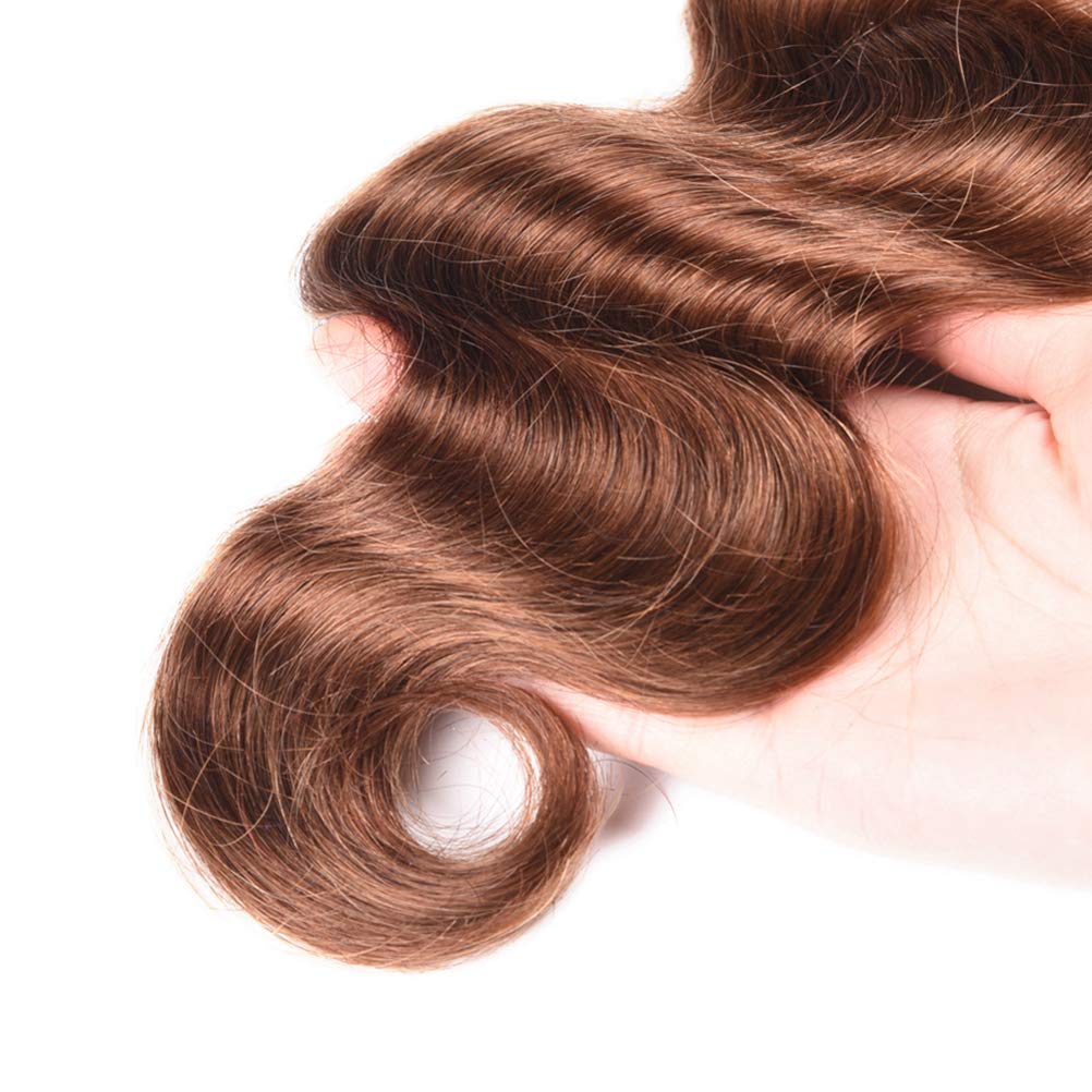 Premium 8A Brazilian Virgin Human Hair Bundles - 3 Bundles Body Wave Weft Extensions (20
