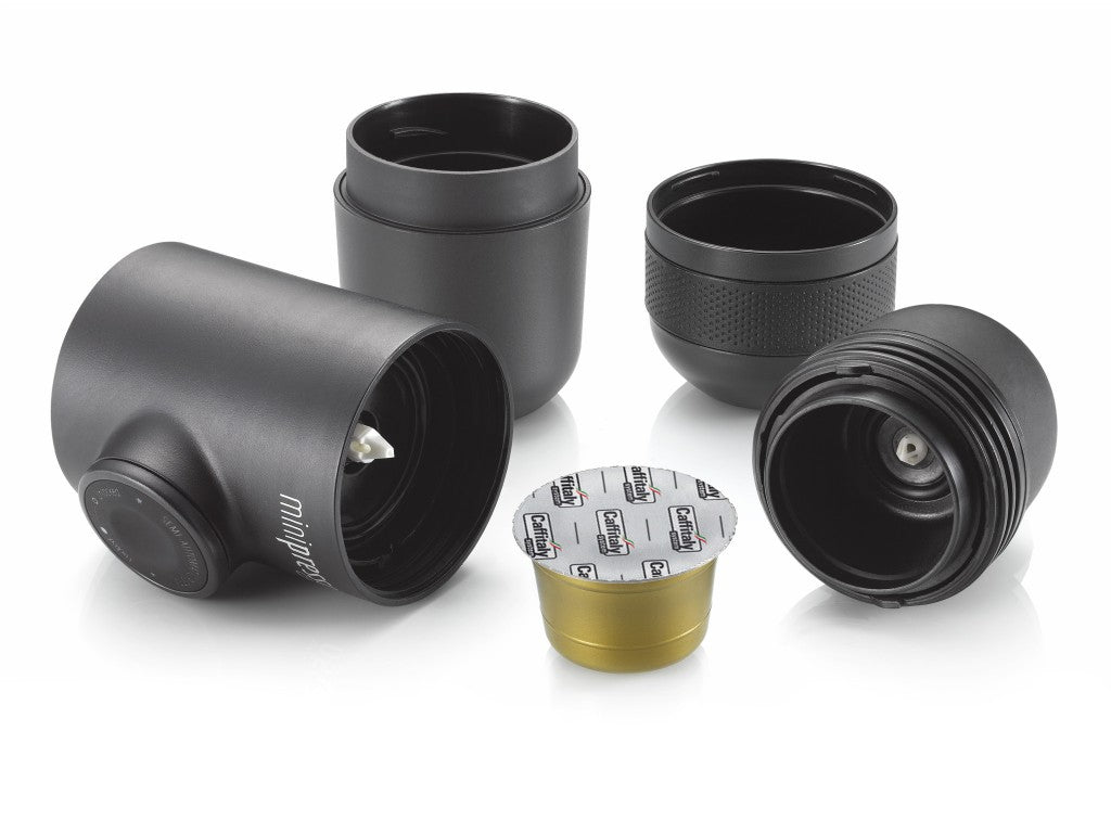 Wacaco MiniPresso GR Portable Espresso Maker - Handheld Manual Coffee Machine for Travel, Camping & Office - Brew Fresh Espresso Anywhere
