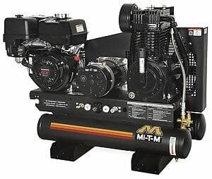 8 Gallon Air Compressor Generator - Portable & Powerful for Home, Garage & Job Sites (AG2 SH13 08M1) - Perfect for DIY Projects, Inflating Tires & Powering Tools