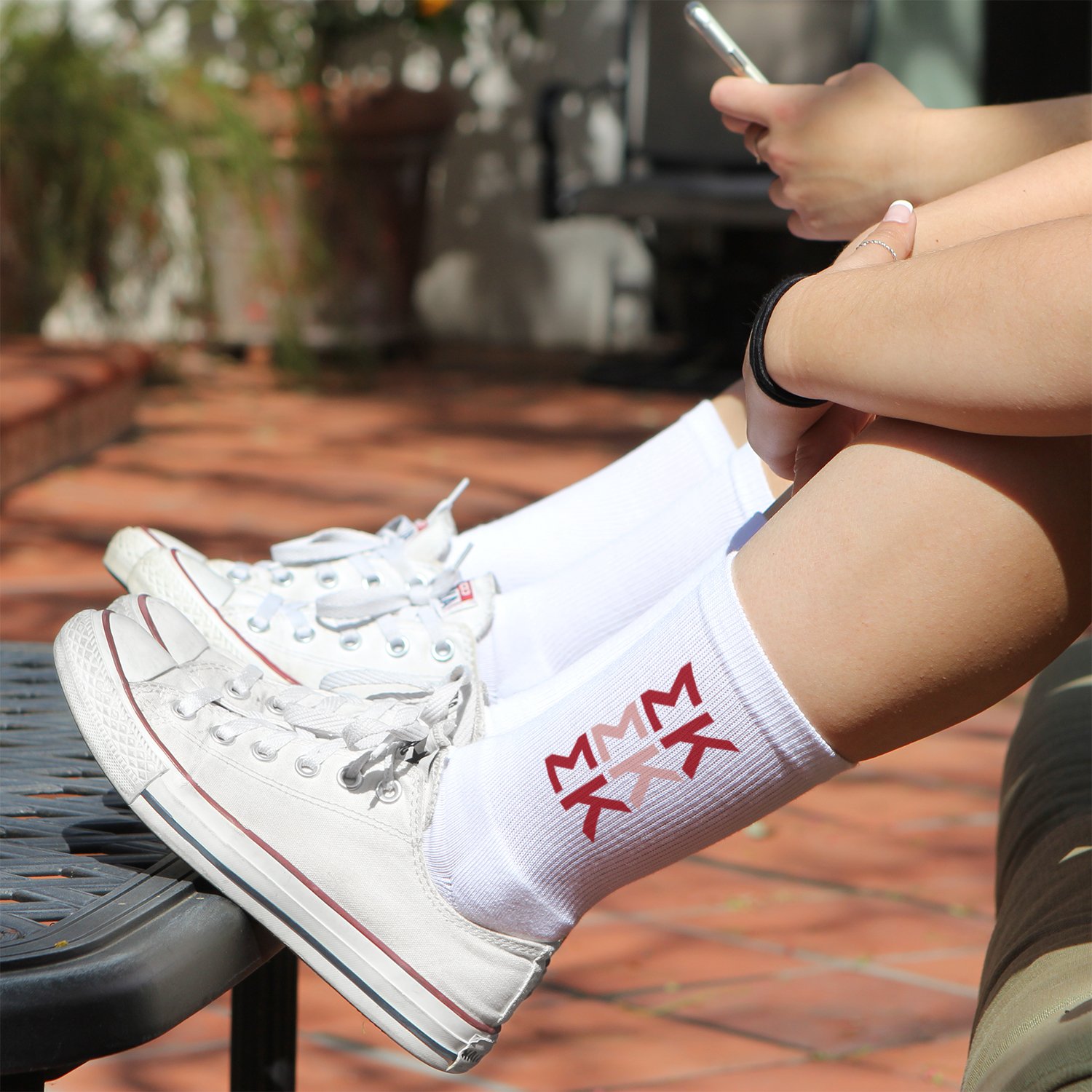 Greek Letter Sorority Socks - Soft Cotton Crew Socks for Sisterhood & College Life